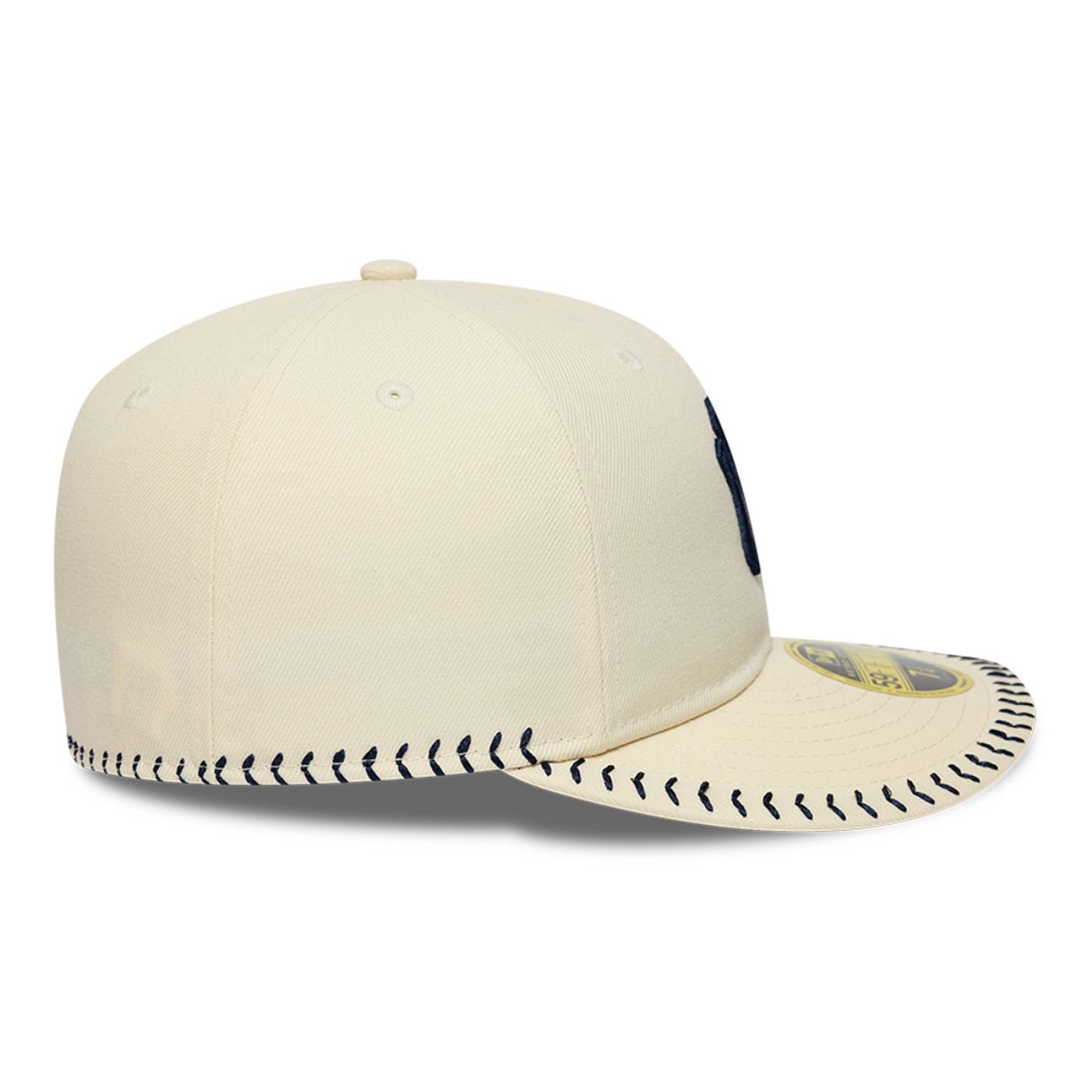 Bone New Era 59FIFTY Retro Crown MLB New York Yankees BASEBALL STICH Bege 6