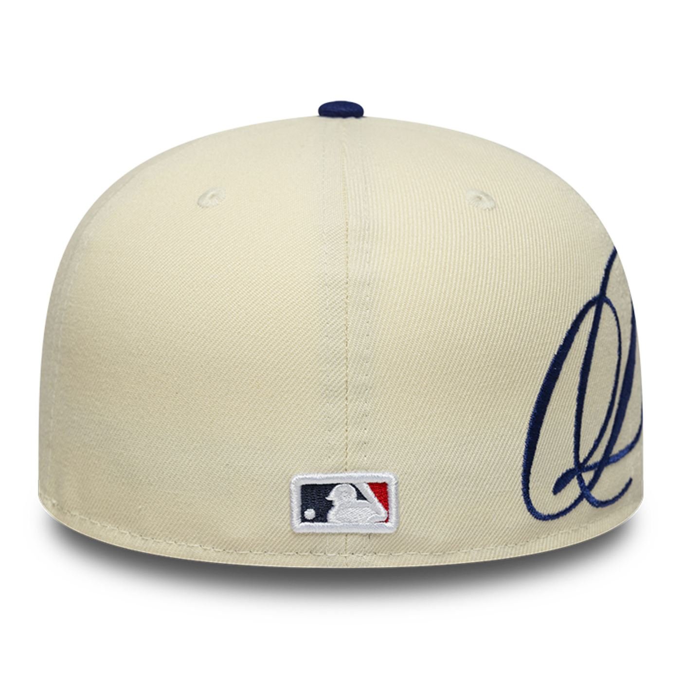 Bone New Era 59FIFTY Low Profile  MLB Los Angeles Dodgers Side Script Bege 4