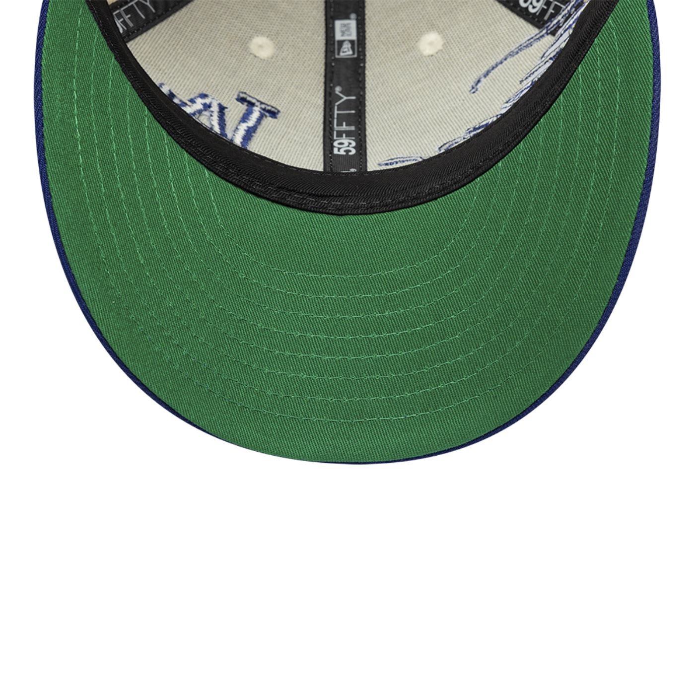 Bone New Era 59FIFTY Low Profile  MLB Los Angeles Dodgers Side Script Bege 6