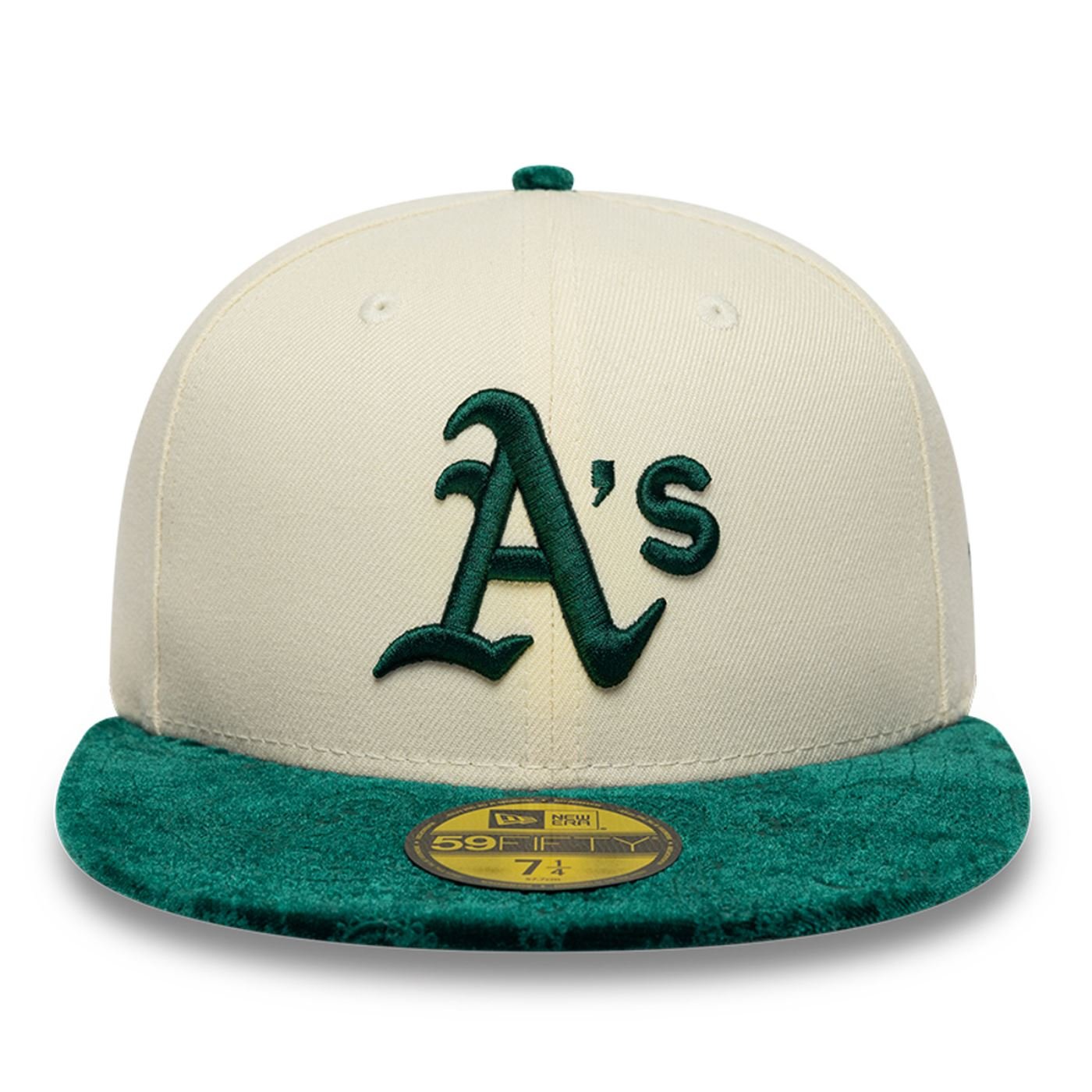 Bone New Era 59FIFTY MLB Oakland Athletics Bege 2