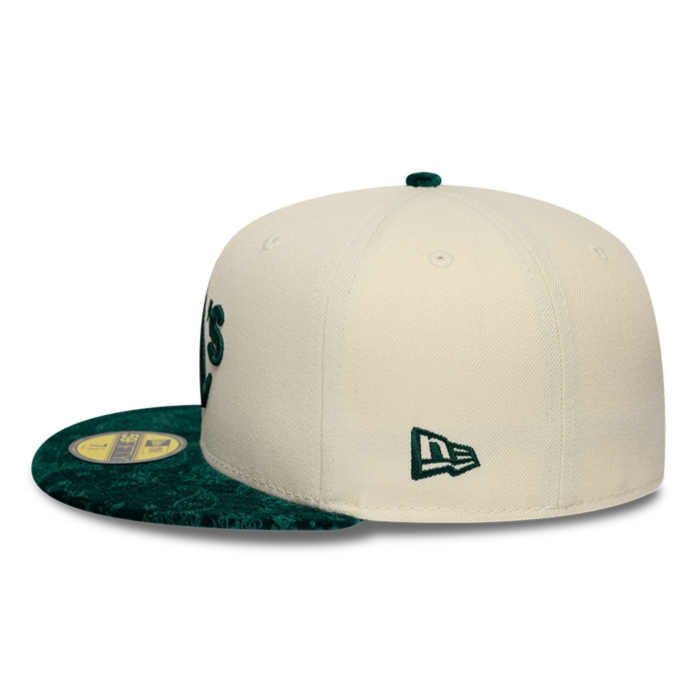Bone New Era 59FIFTY MLB Oakland Athletics Bege 5