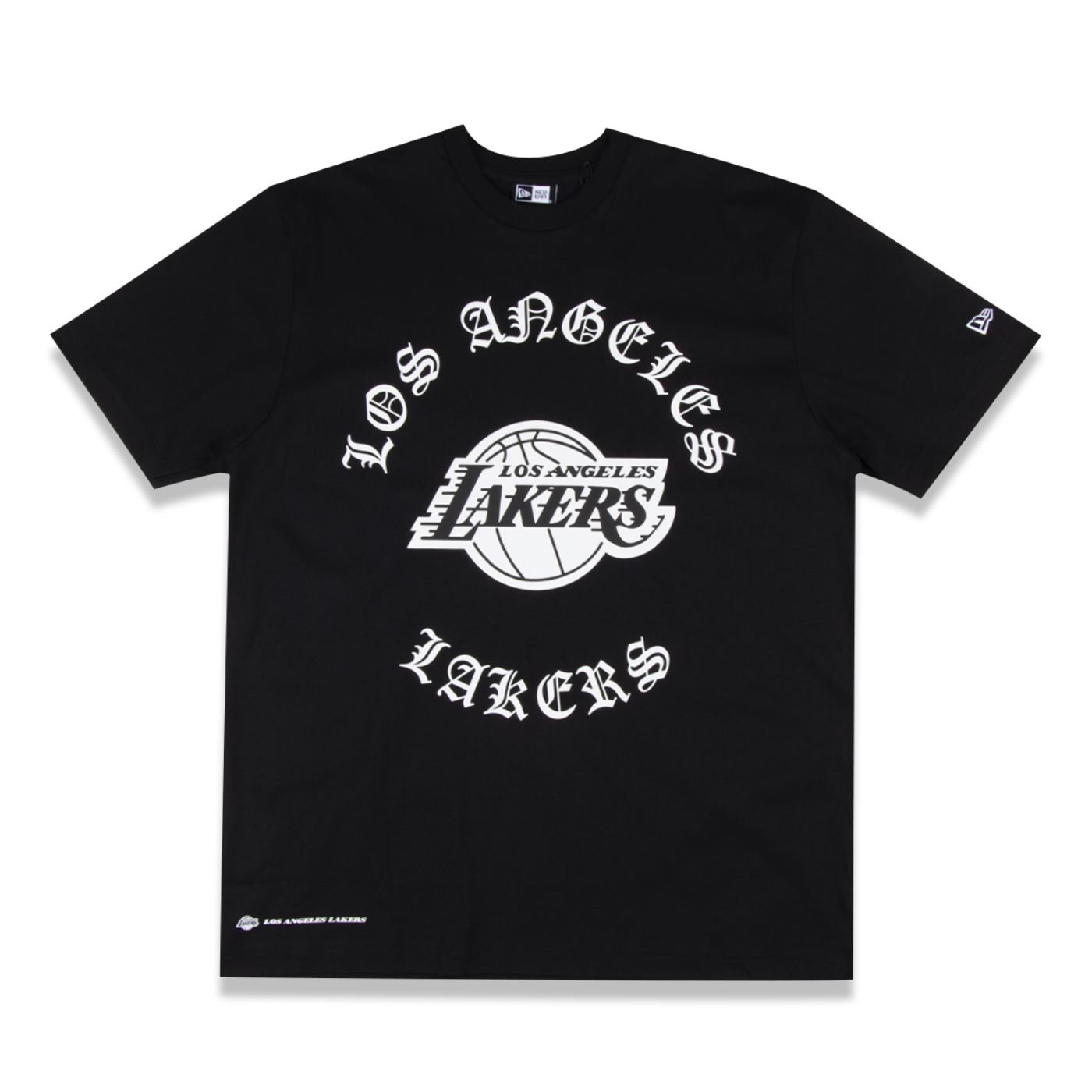 Camiseta New Era Regular Los Angeles Lakers NBA Preto