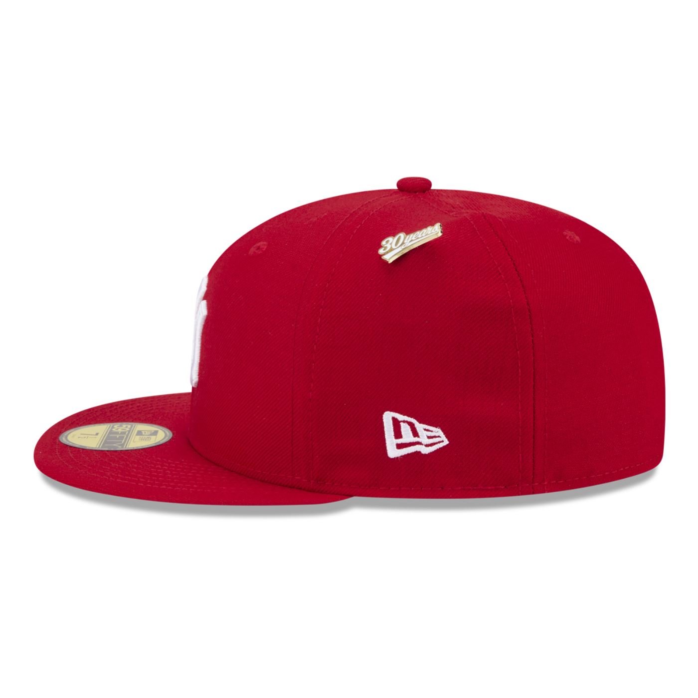 Bone New Era 59FIFTY New York Yankees Spike Lee Anniversary Vermelho 5
