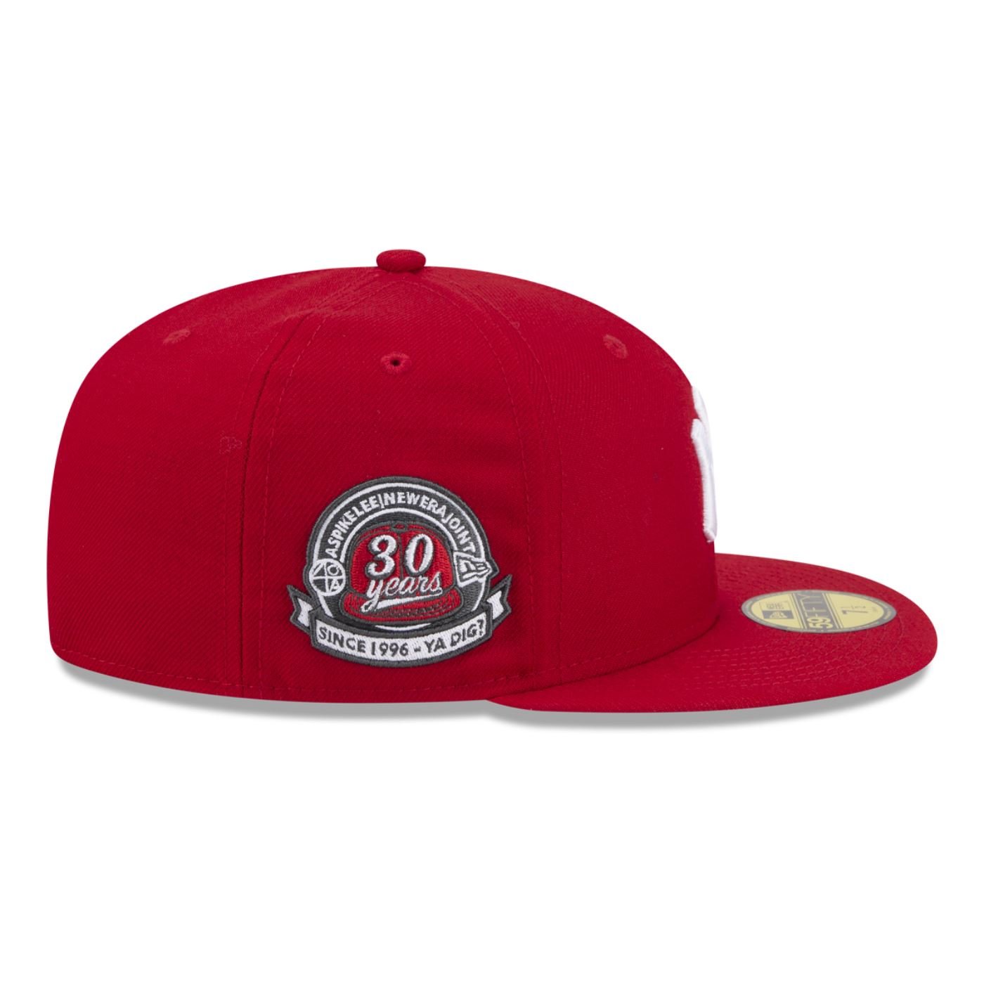Bone New Era 59FIFTY New York Yankees Spike Lee Anniversary Vermelho 6