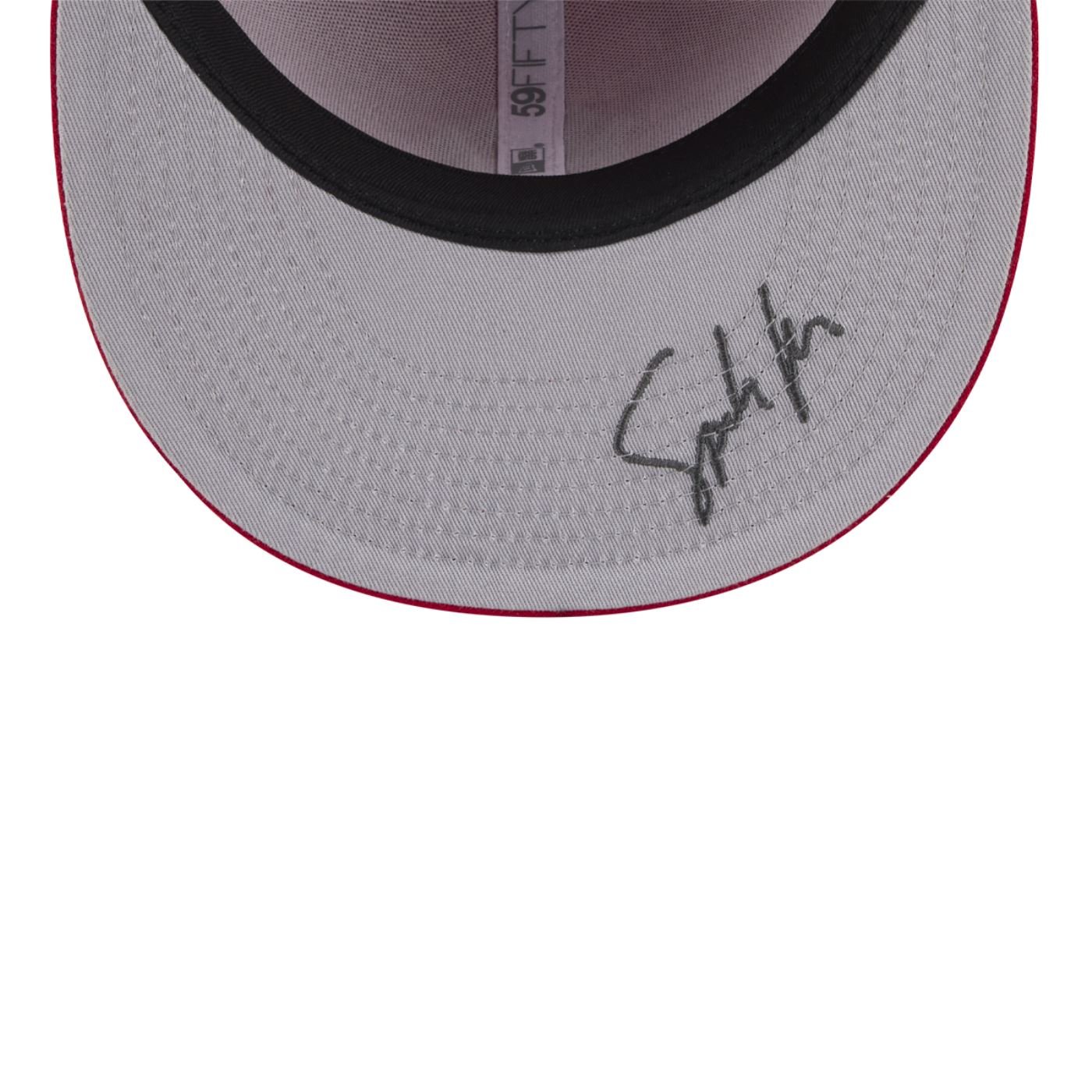 Bone New Era 59FIFTY New York Yankees Spike Lee Anniversary Vermelho 7