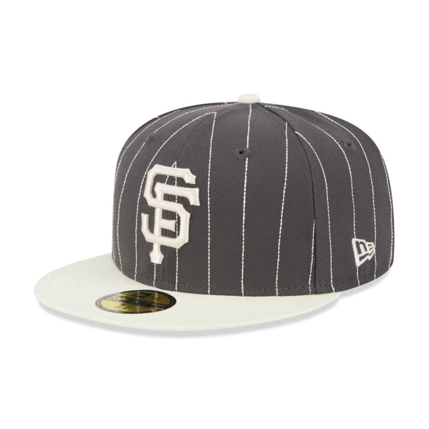 Bone New Era 59FIFTY San Francisco Giants Cinza Cinza 2