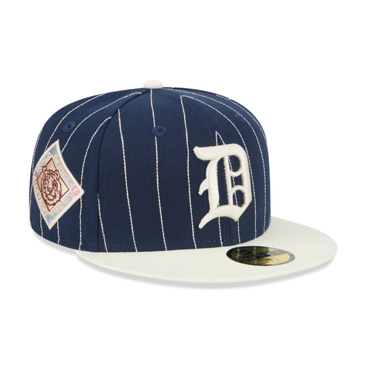 Bone New Era 59FIFTY Detroit Tigers MLB Stripes Azul 3