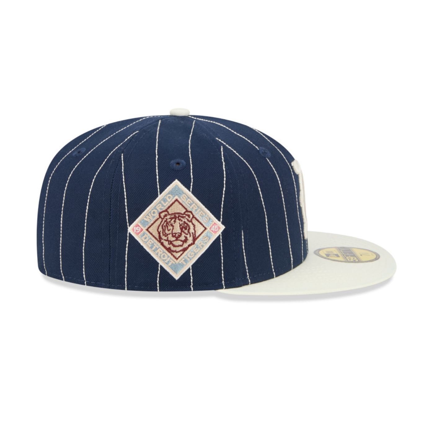 Bone New Era 59FIFTY Detroit Tigers MLB Stripes Azul 6