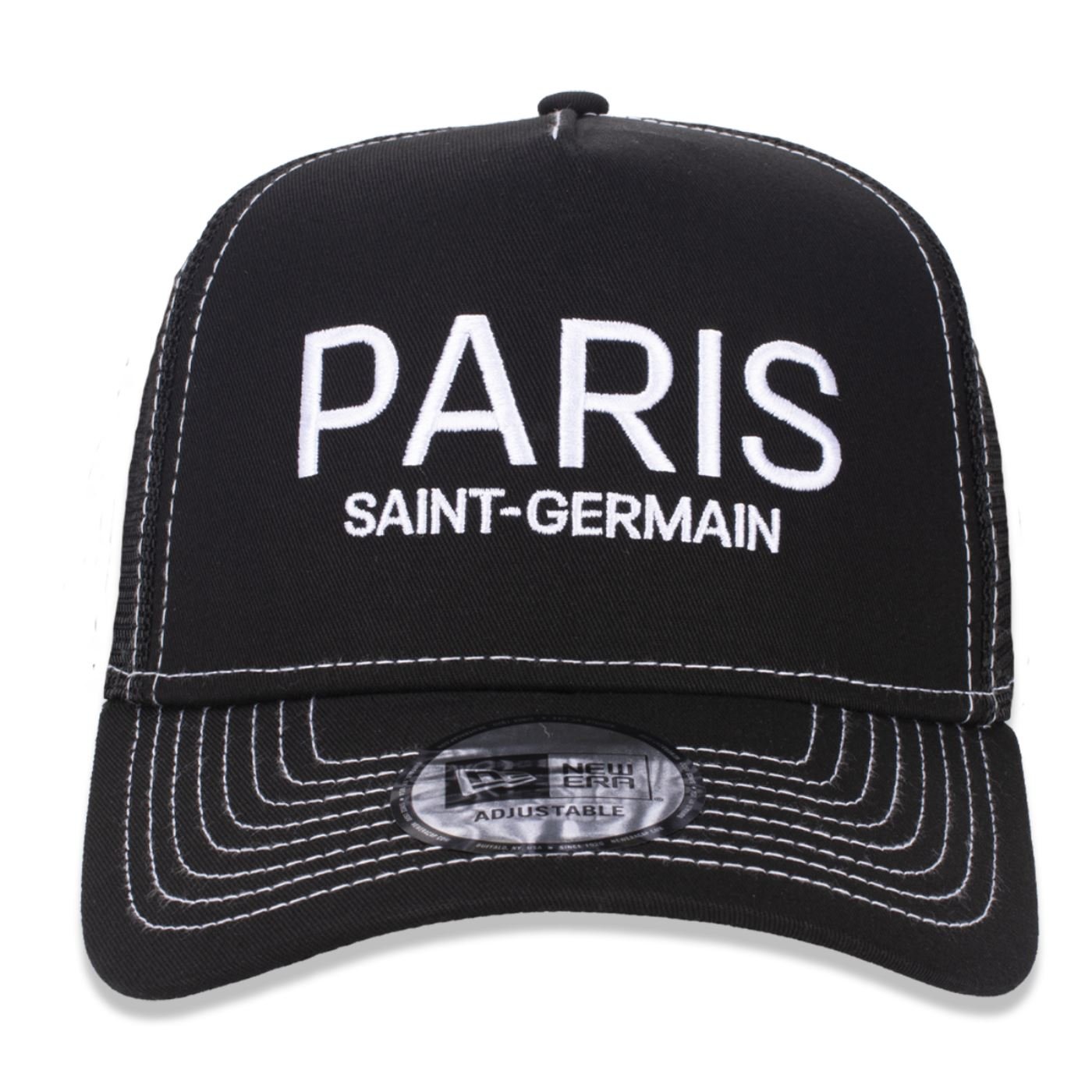 Bone New Era 59FIFTY Paris Saint Germain Preto 2