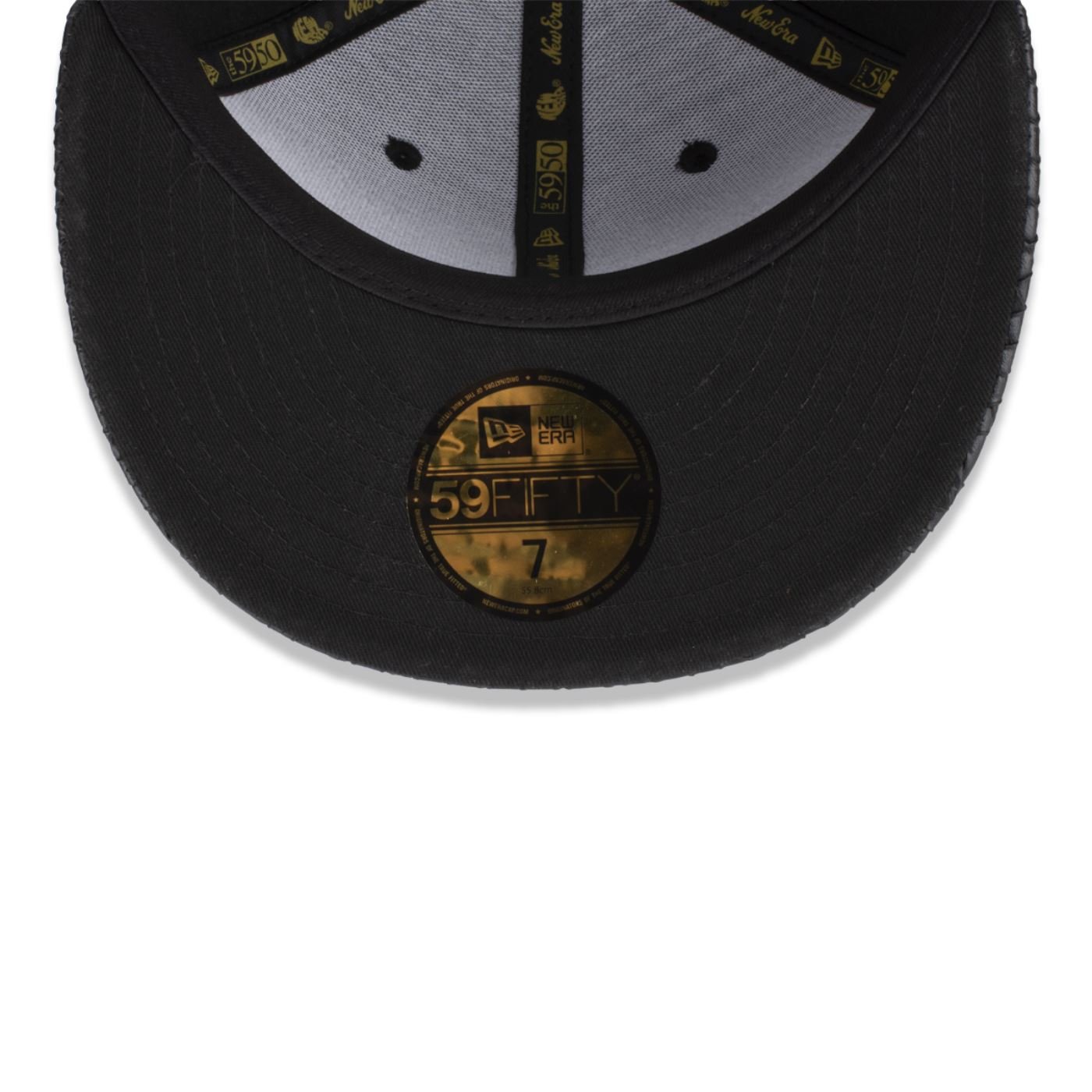 Bone New Era 59FIFTY New Era Branded Preto 7