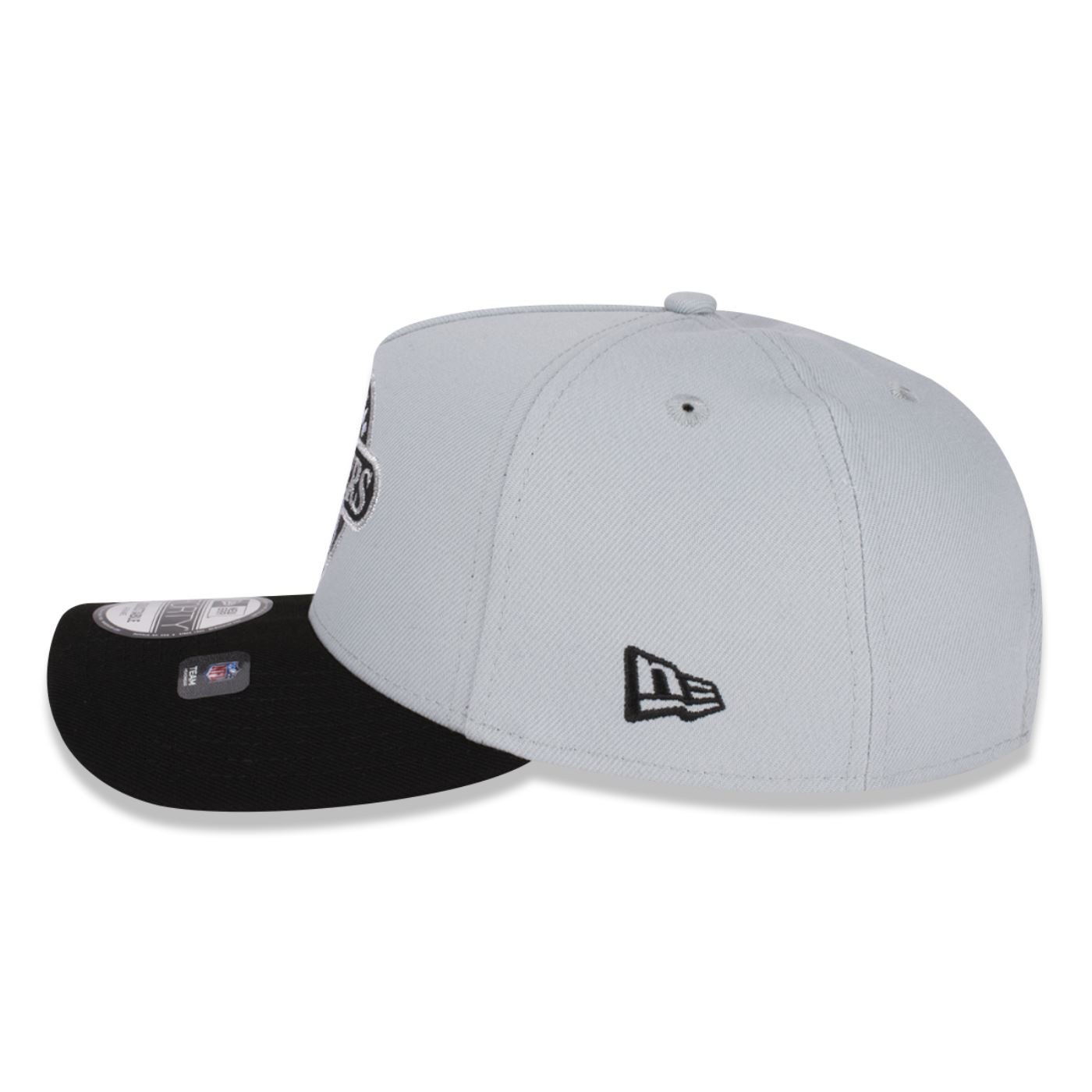 Bone New Era 9FIFTY NFL Las Vegas Raiders Cinza 5