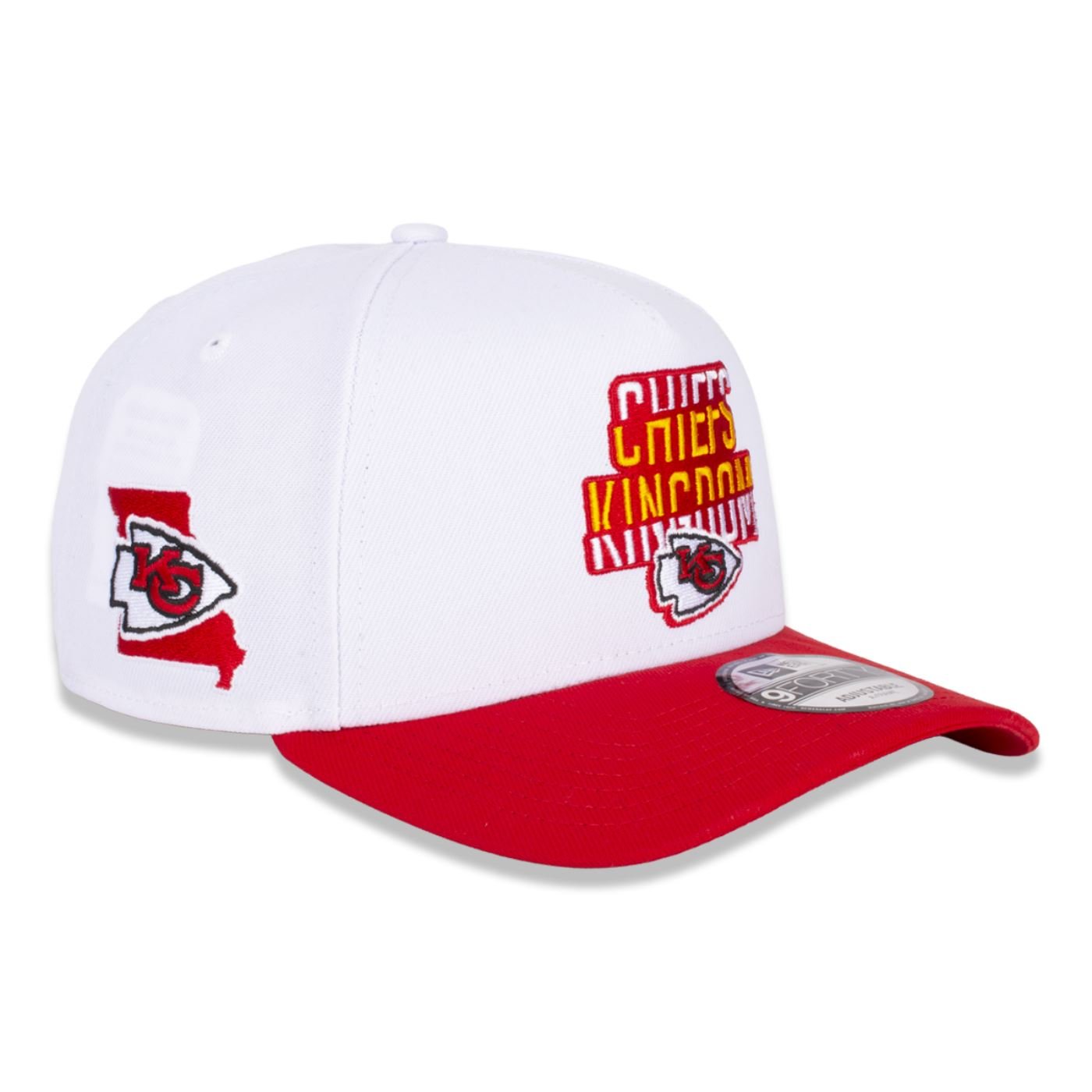 Bone New Era 9FIFTY NFL Kansas City Chiefs Branco 3