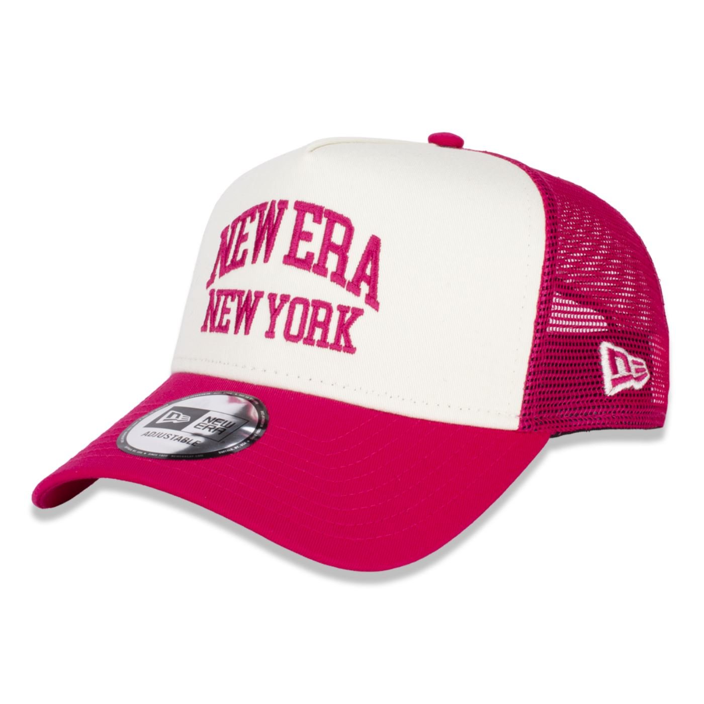 Bone New Era 9FORTY A-Frame Trucker Branded
