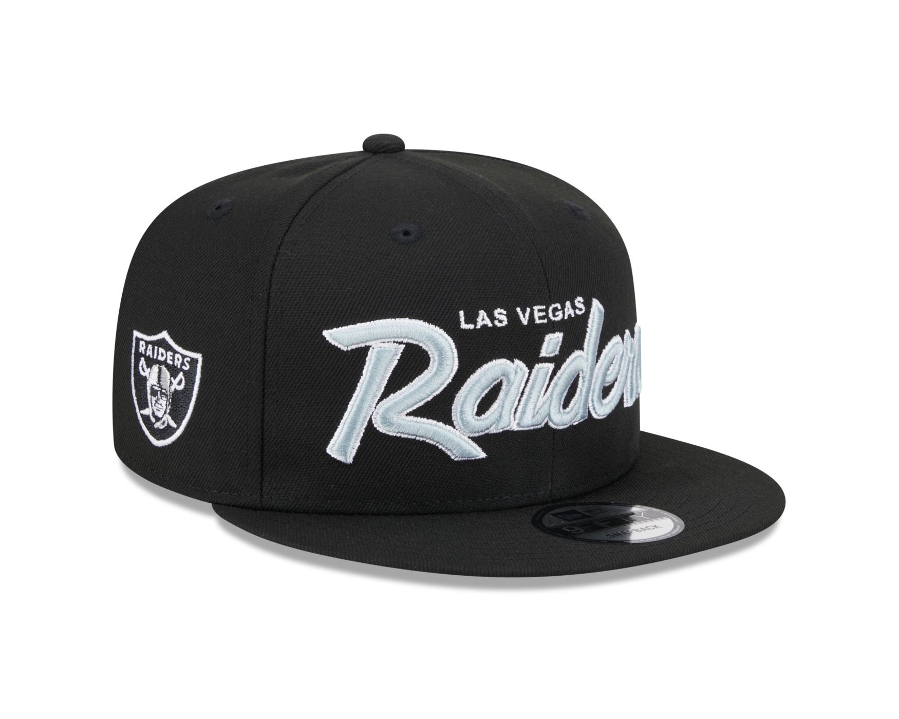 Bone New Era 59FIFTY NFL Las Vegas Raiders Preto 3