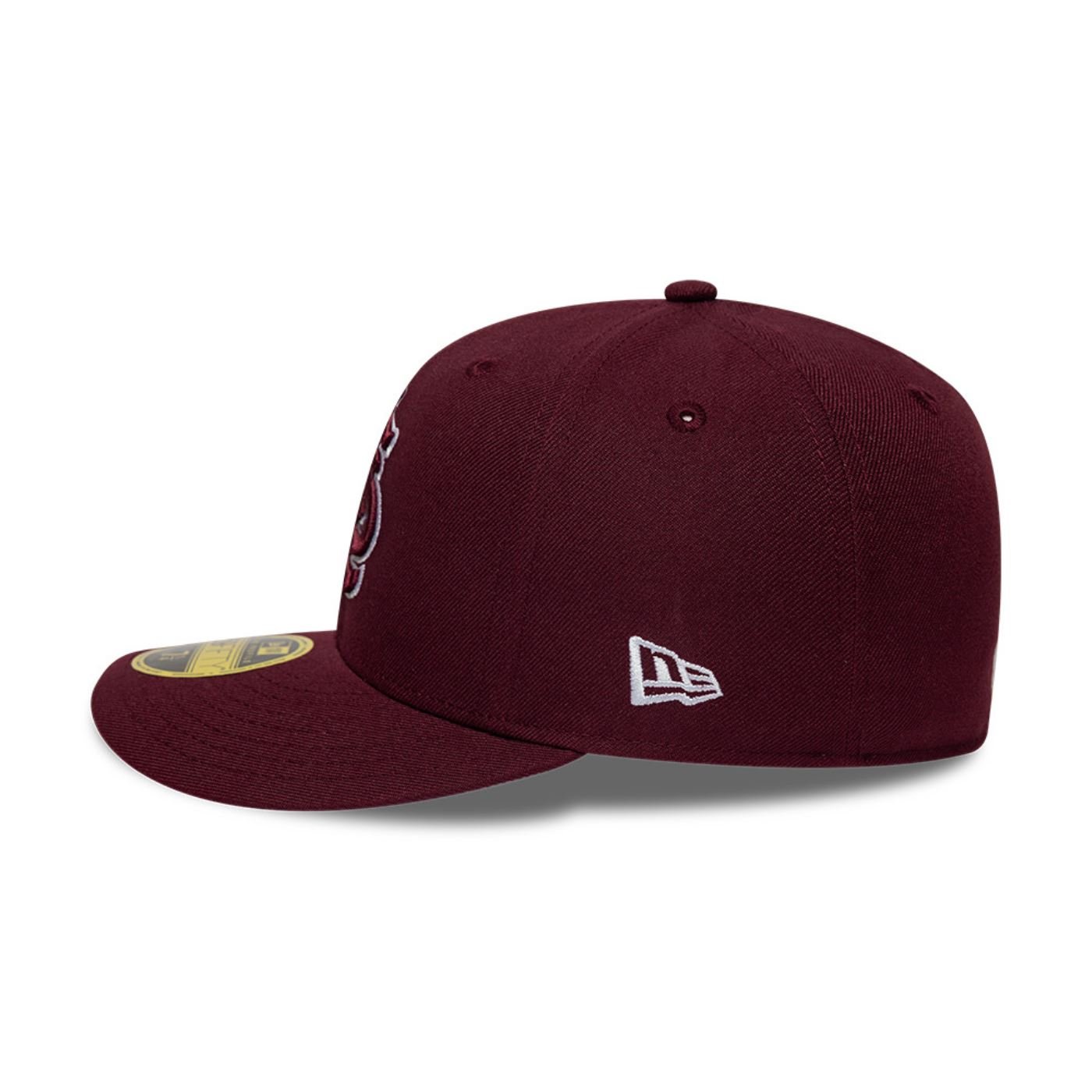Bone New Era 59FIFTY Low Profile MLB Saint Louis Cardinals Vinho 5