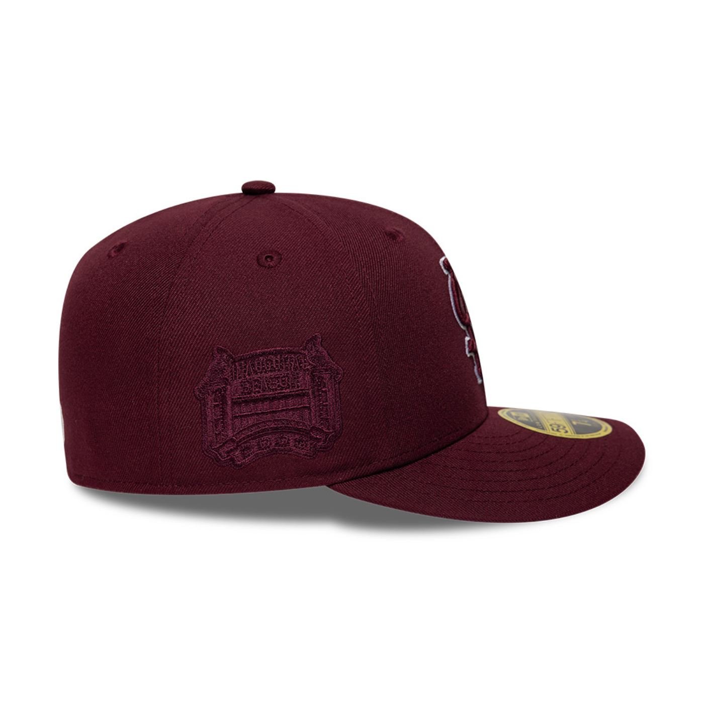 Bone New Era 59FIFTY Low Profile MLB Saint Louis Cardinals Vinho 6