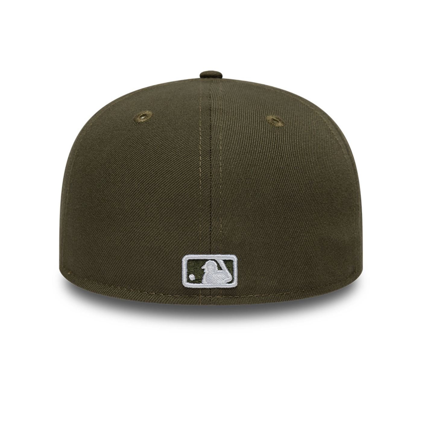 Bone New Era 59FIFTY Low Profile MLB Seattle Mariners Verde 4