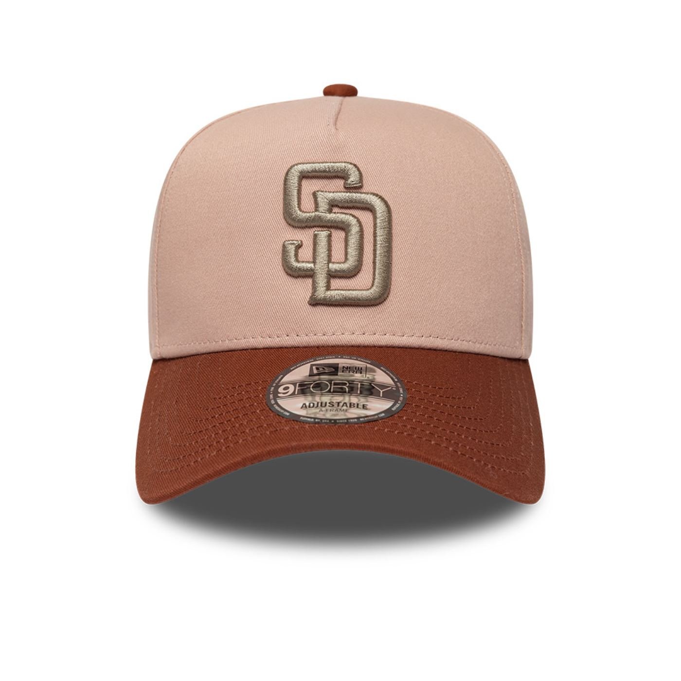 Bone New Era 9FORTY MLB San Diego Padres Rosa 2