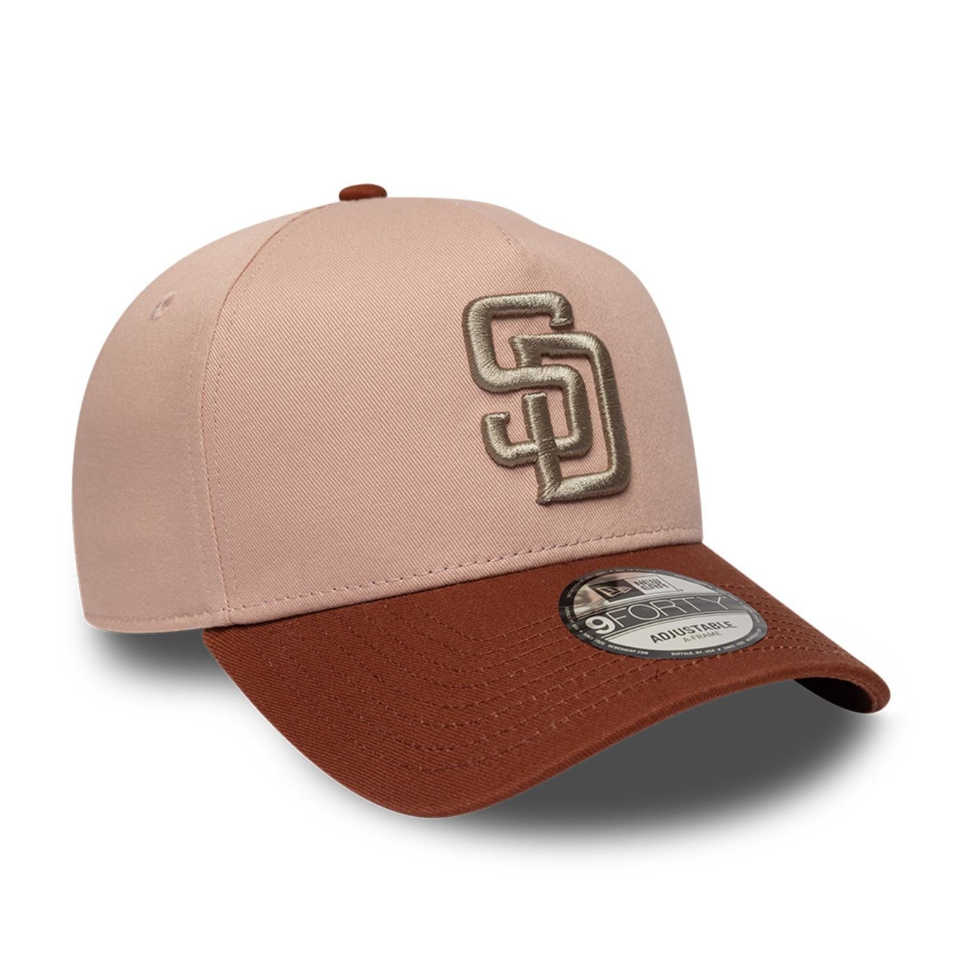 Bone New Era 9FORTY MLB San Diego Padres Rosa 3