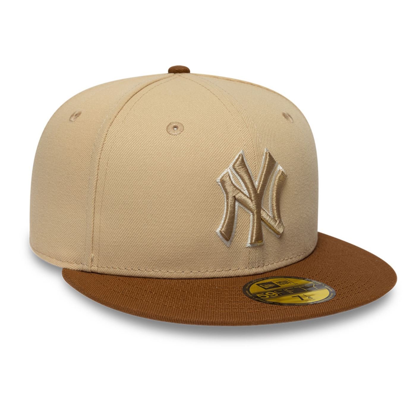 Bone New Era 59FIFTY MLB New York Yankees Bege 3
