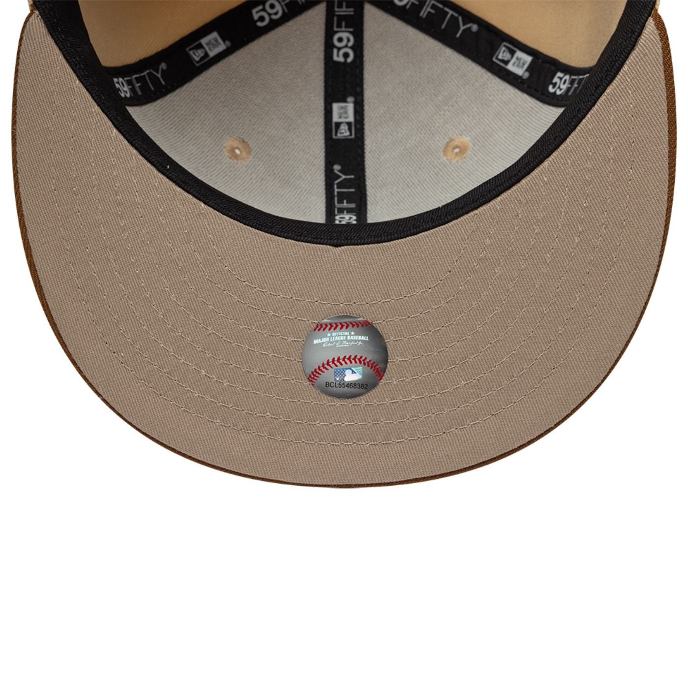 Bone New Era 59FIFTY MLB New York Yankees Bege 7