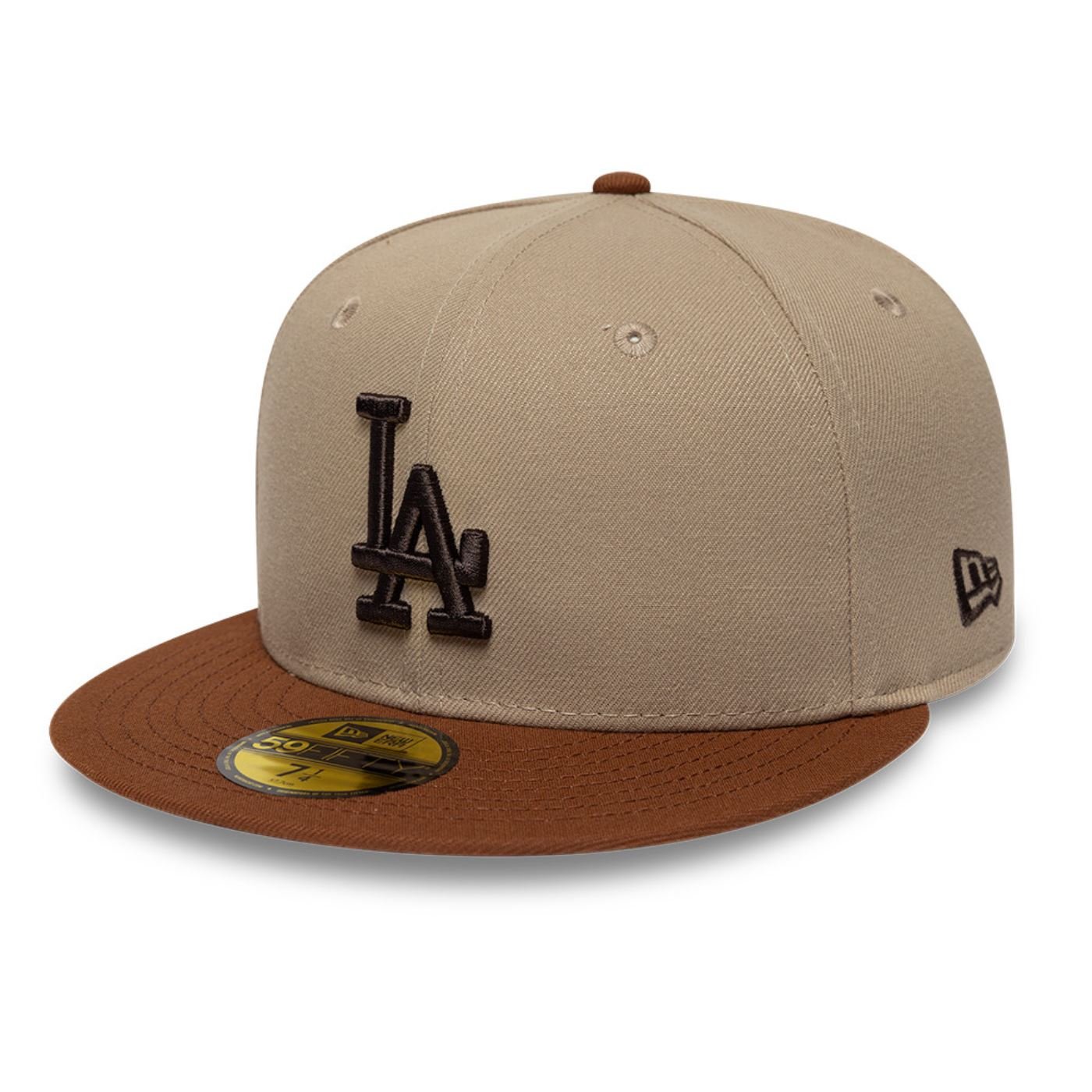 Bone New Era 59FIFTY MLB Los Angeles Dodgers