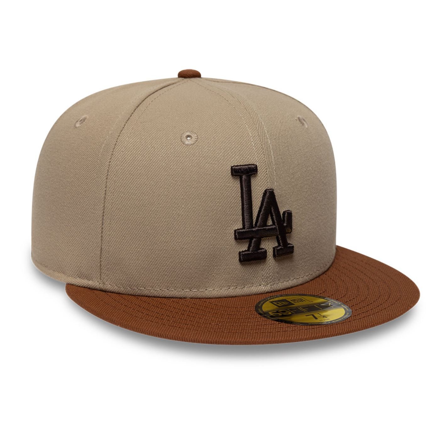 Bone New Era 59FIFTY MLB Los Angeles Dodgers Bege 3
