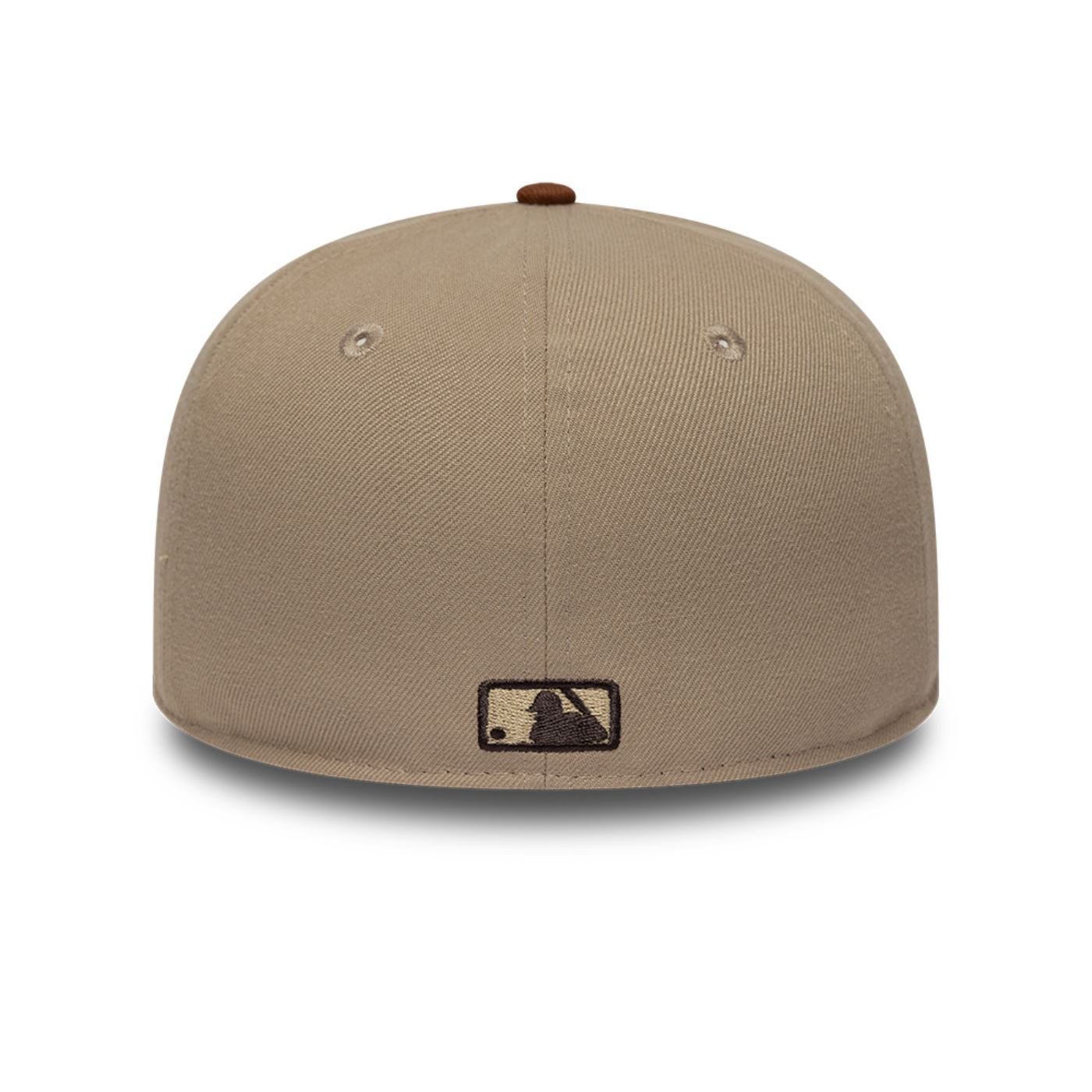 Bone New Era 59FIFTY MLB Los Angeles Dodgers Bege 4