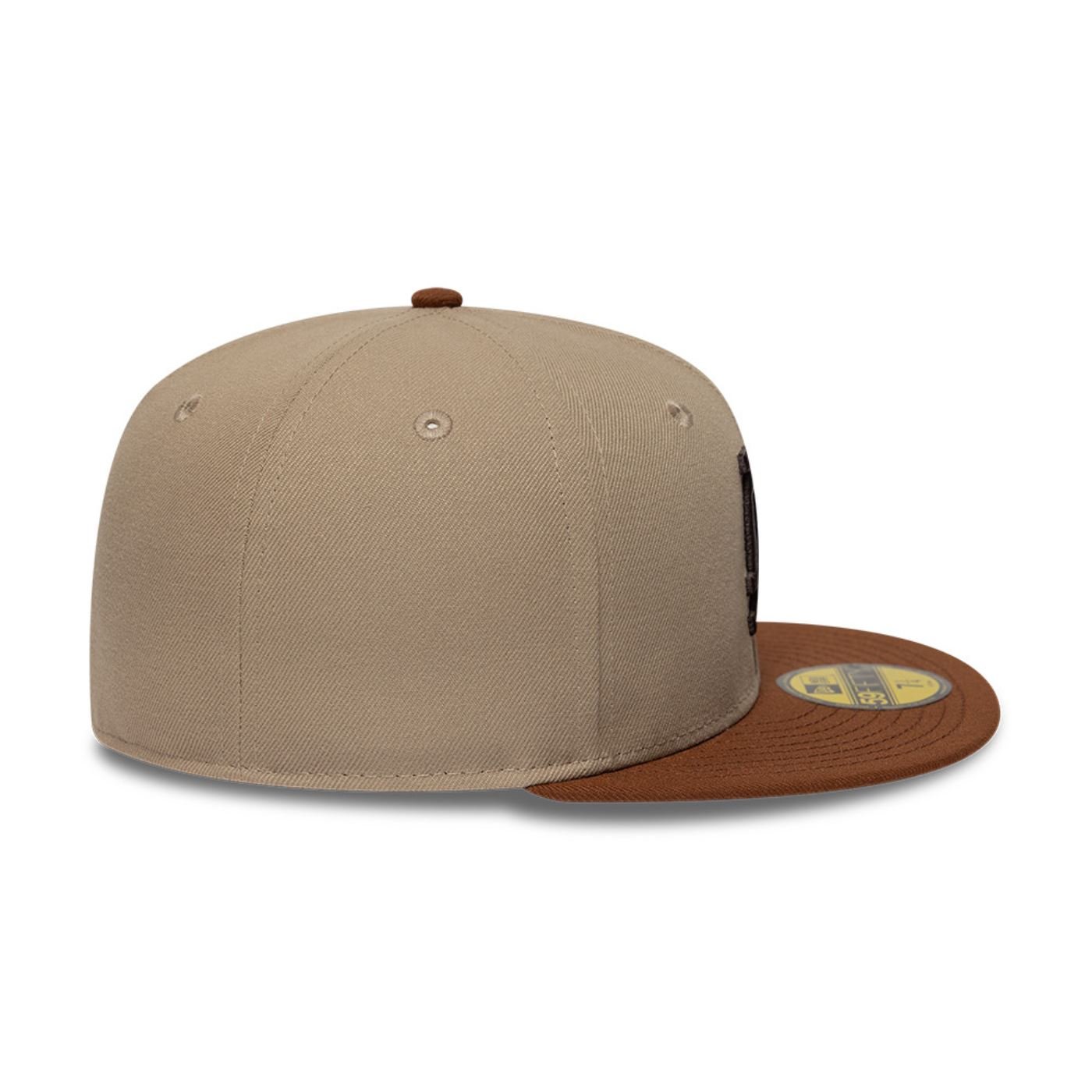 Bone New Era 59FIFTY MLB Los Angeles Dodgers Bege 6