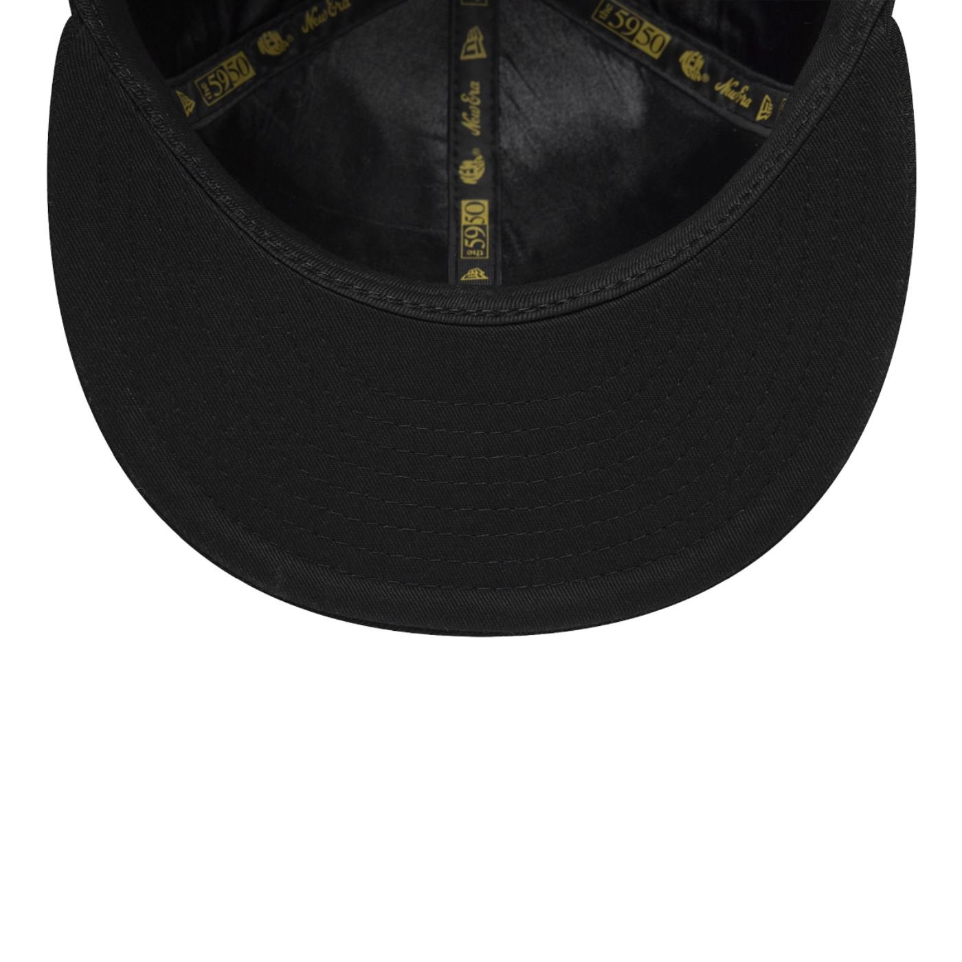 Bone New Era 59FIFTY New Era Branded Preto 7