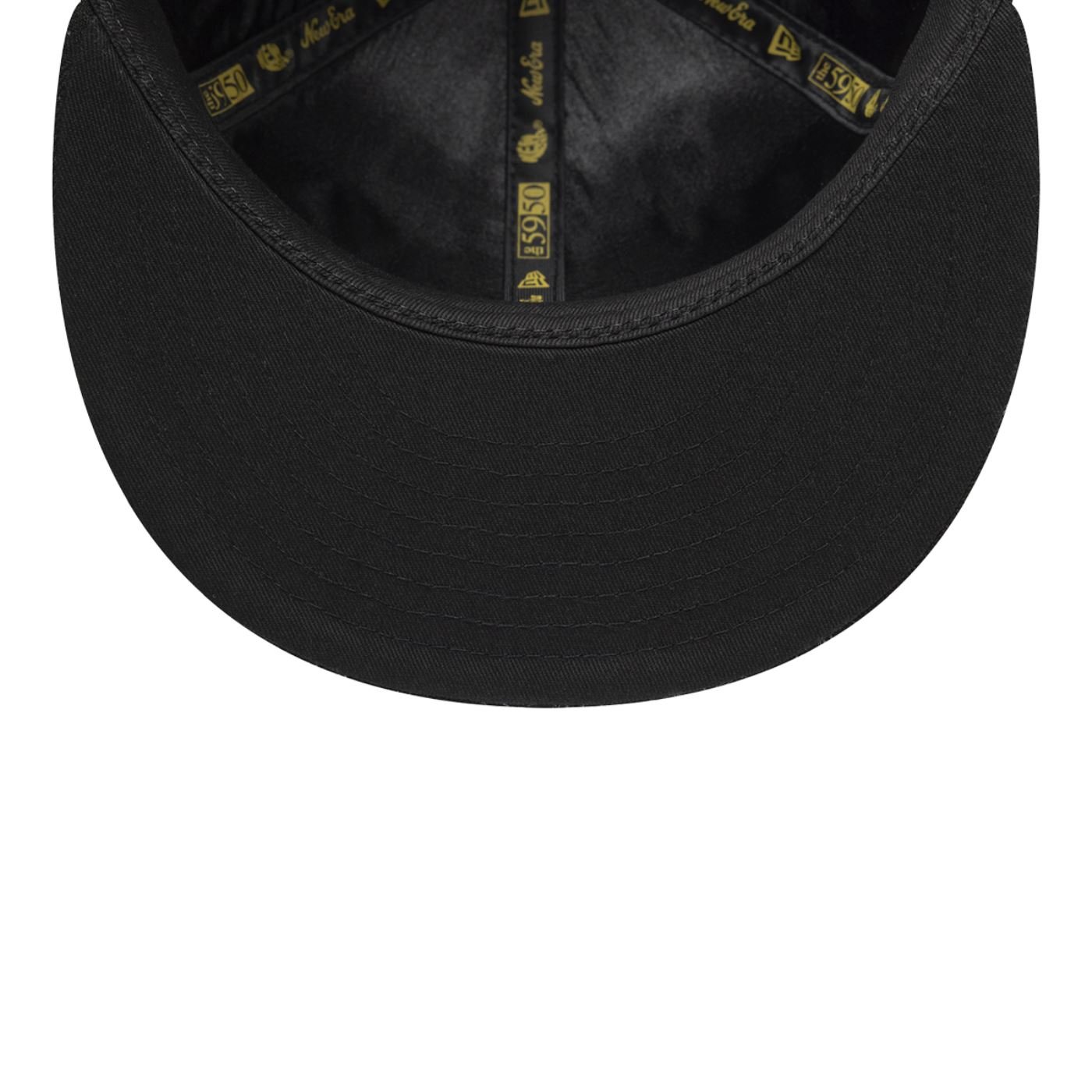 Bone New Era 59FIFTY New Era Branded Preto 7
