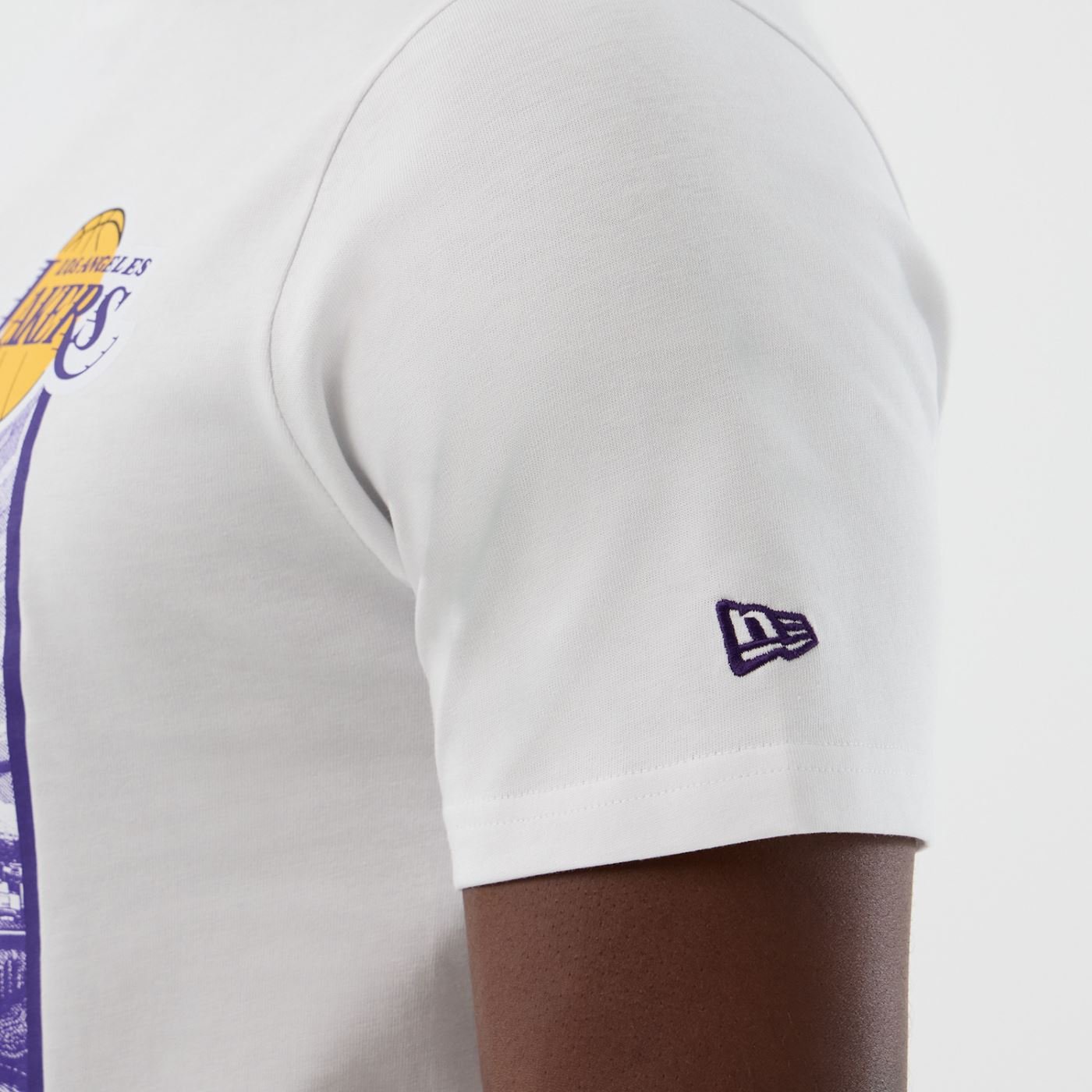 Camisera New Era NBA Los Angeles Lakers Branco 6