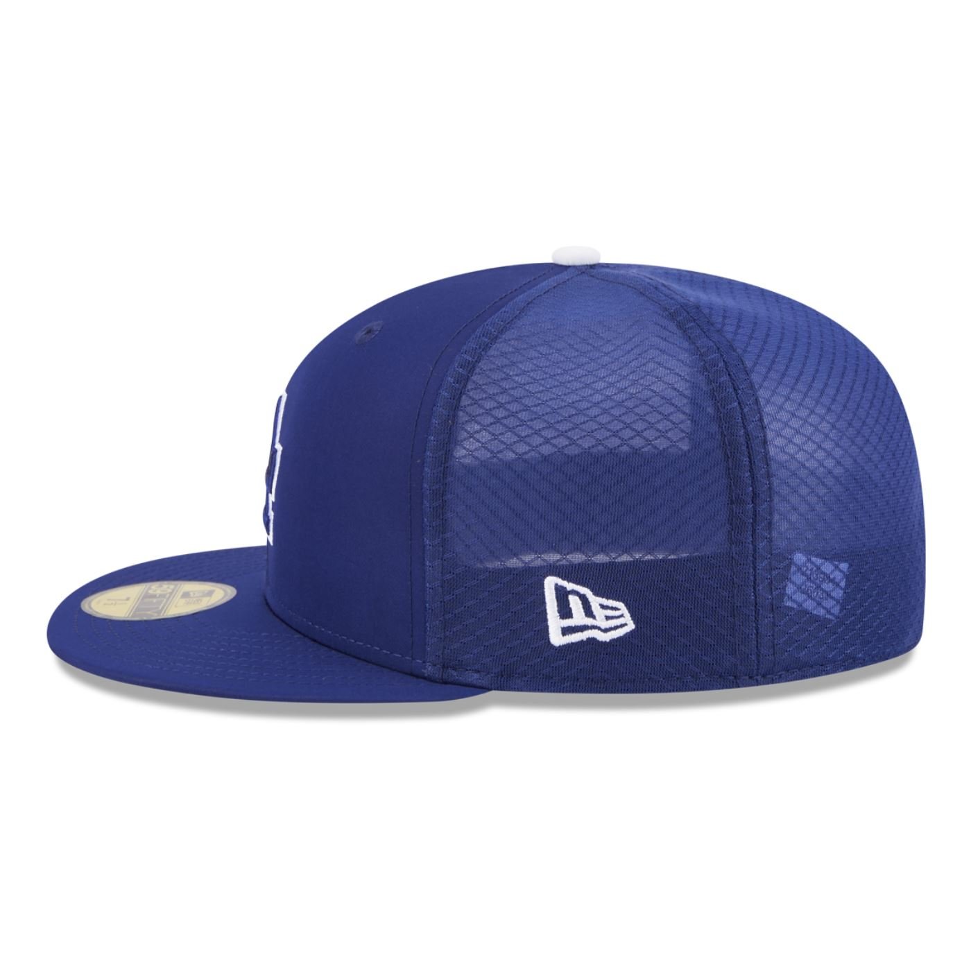 Bone New Era 59FIFTY MLB Los Angeles Dodgers Batting Practice Azul 5