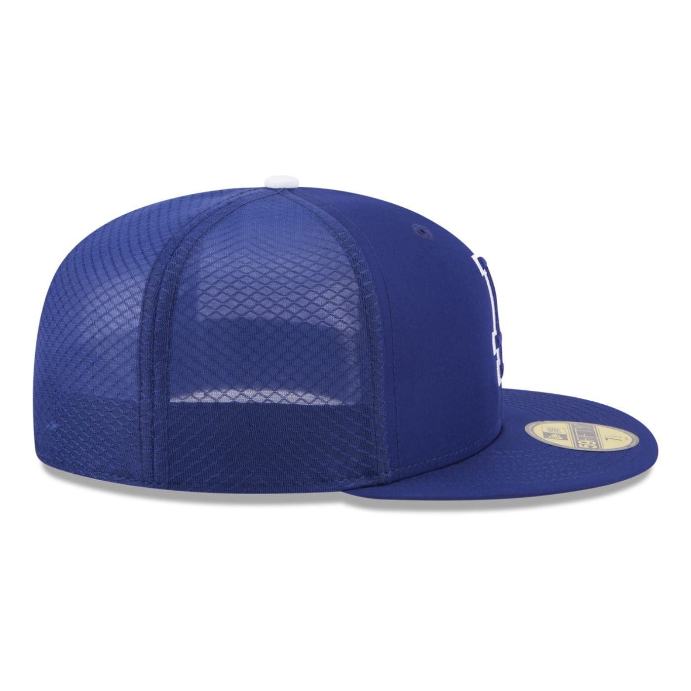 Bone New Era 59FIFTY MLB Los Angeles Dodgers Batting Practice Azul 6