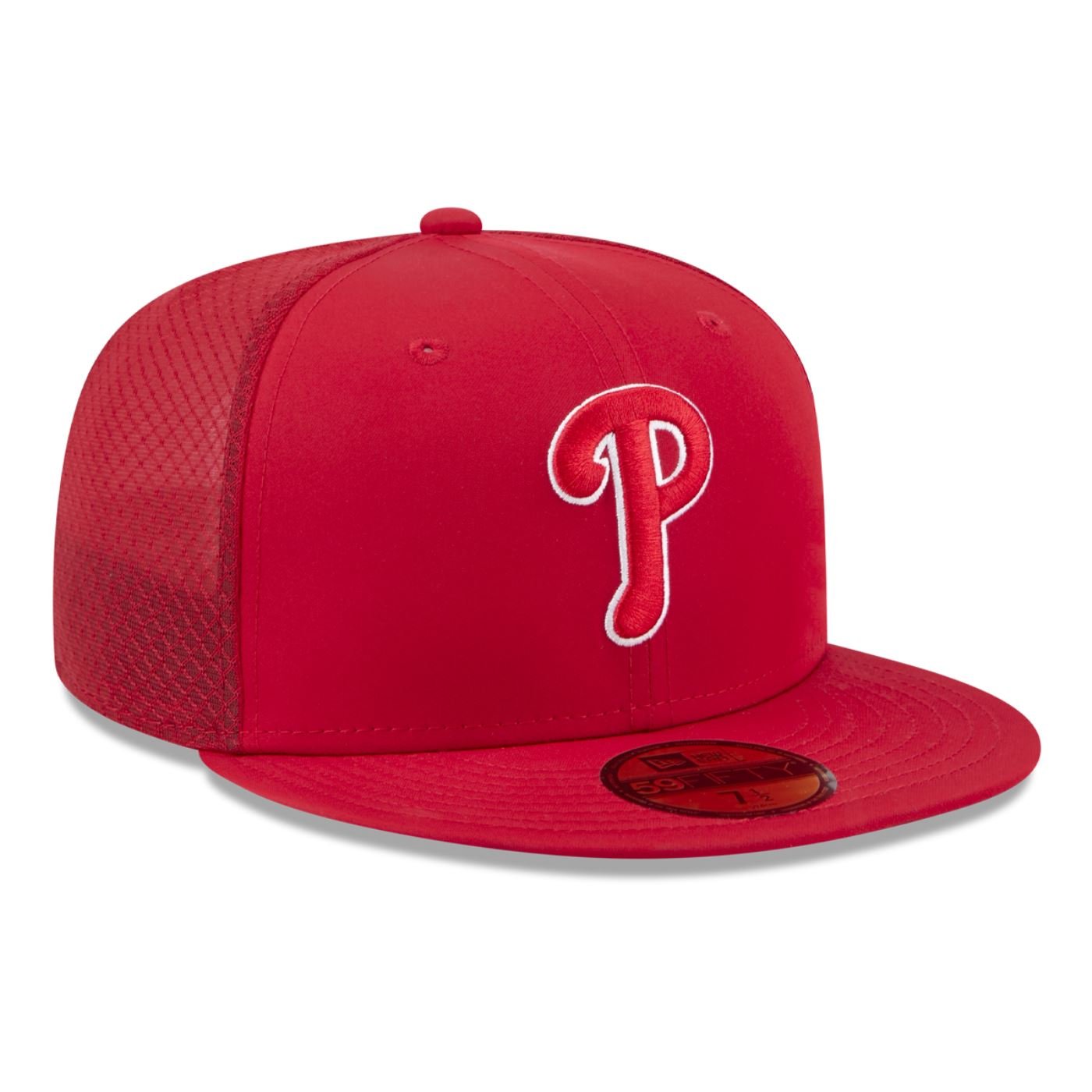 Bone New Era 59FIFTY MLB Philadelphia Phillies Batting Practice Vermelho 3