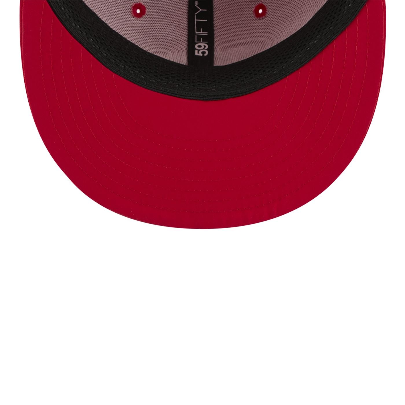 Bone New Era 59FIFTY MLB Philadelphia Phillies Batting Practice Vermelho 7