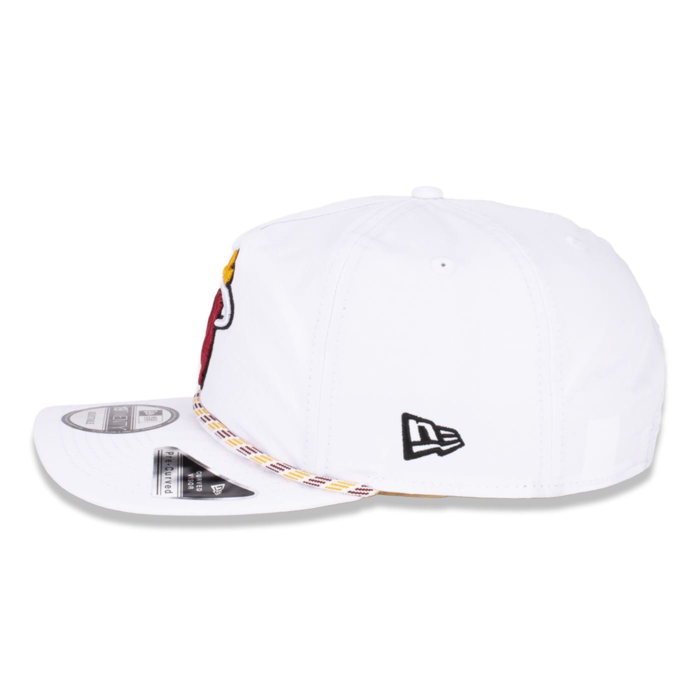 Boné New Era 19TWENTY Miami Heat  Branco Branco 5