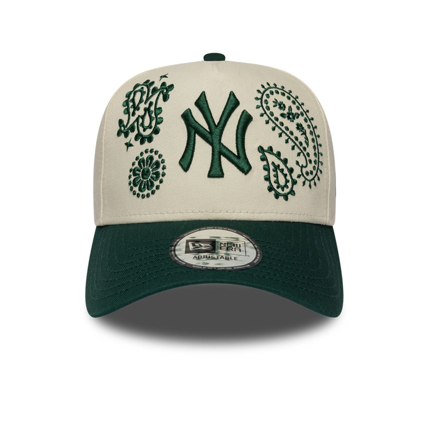 Boné New Era 9FORTY A-FRAME SNAPBACK New York Yankees Bege Bege 2