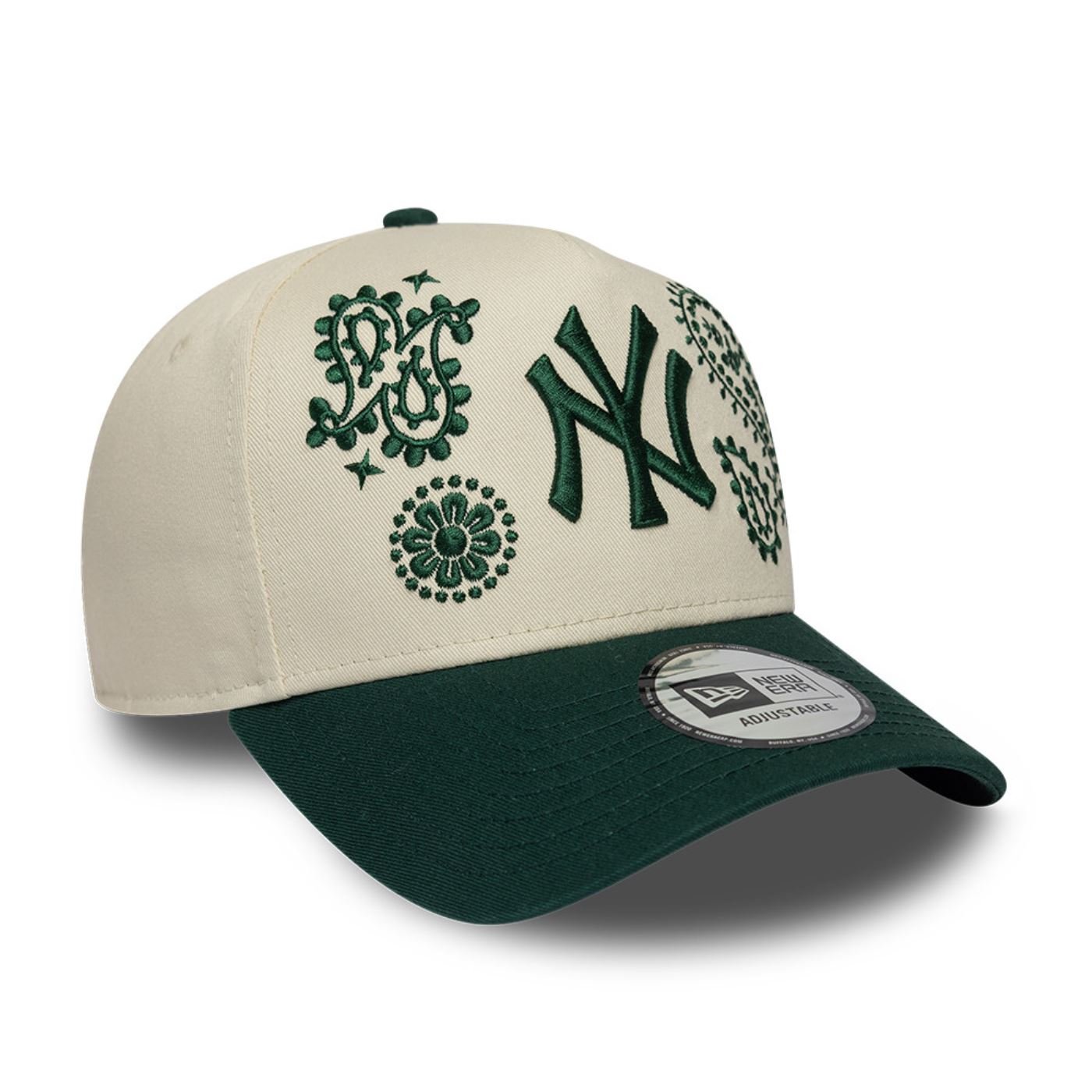 Boné New Era 9FORTY A-FRAME SNAPBACK New York Yankees Bege Bege 3