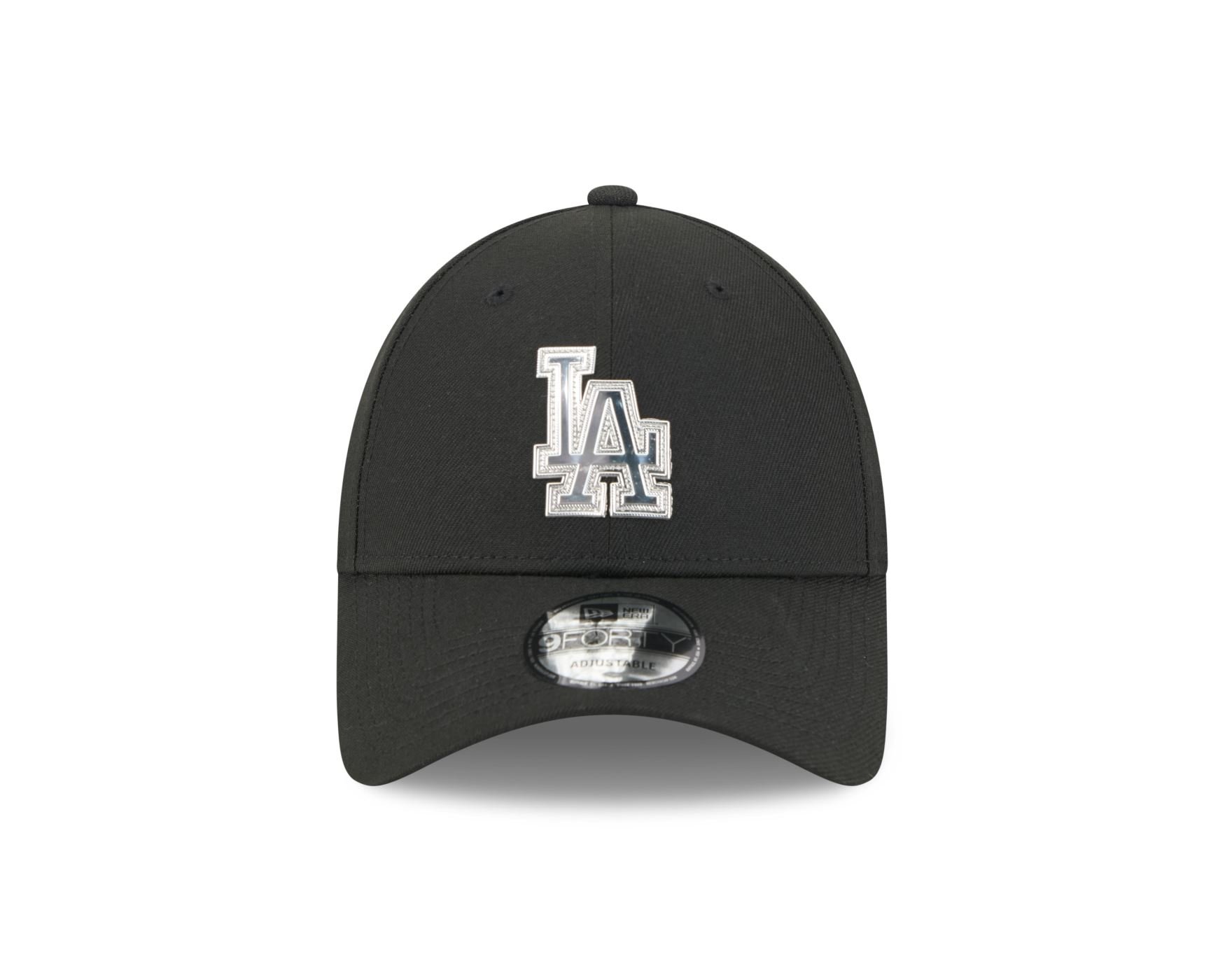 Boné New Era 9FORTY Los Angeles Dodgers  Preto Preto 2