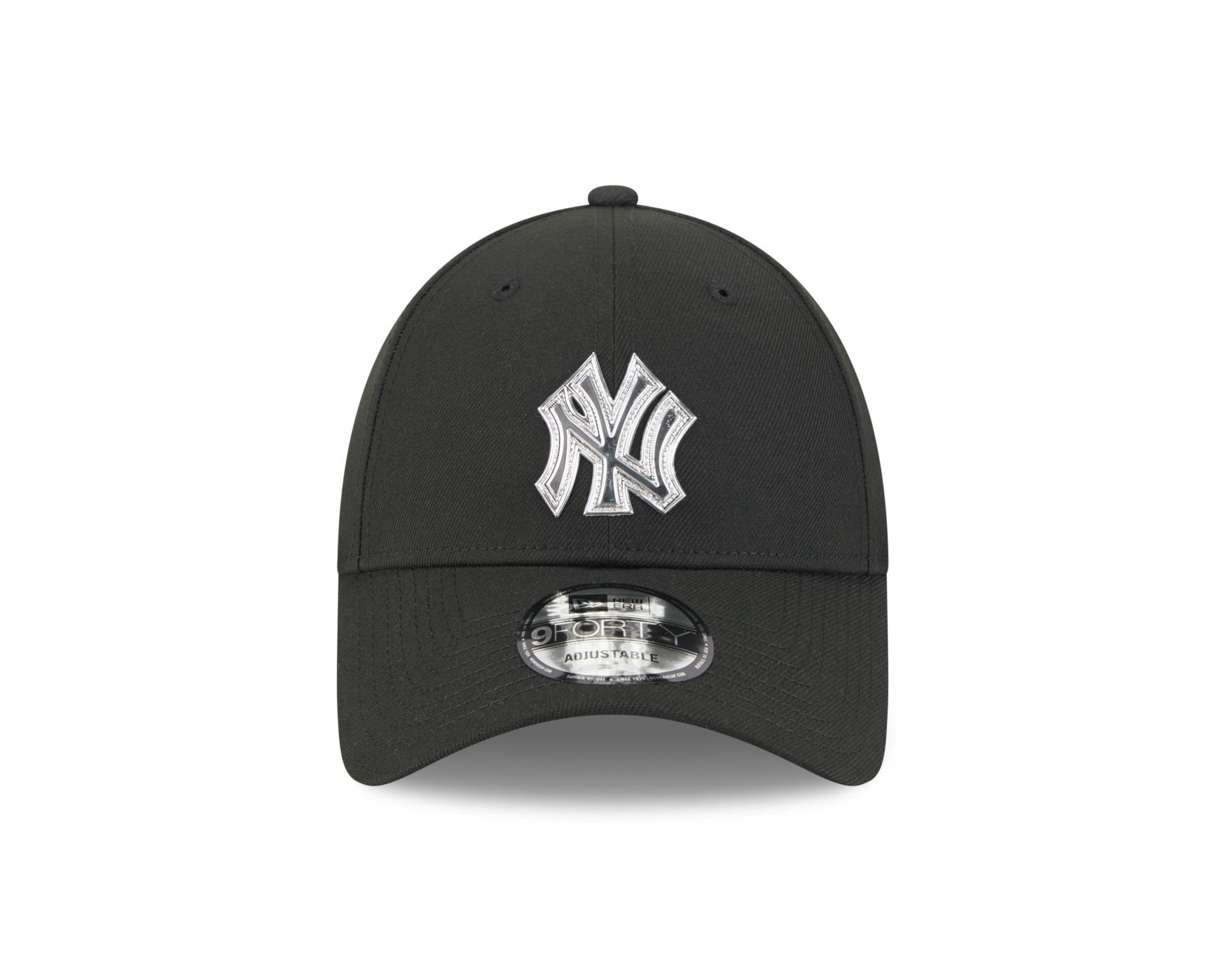 Boné New Era 9FORTY New York Yankees Preto Preto 2