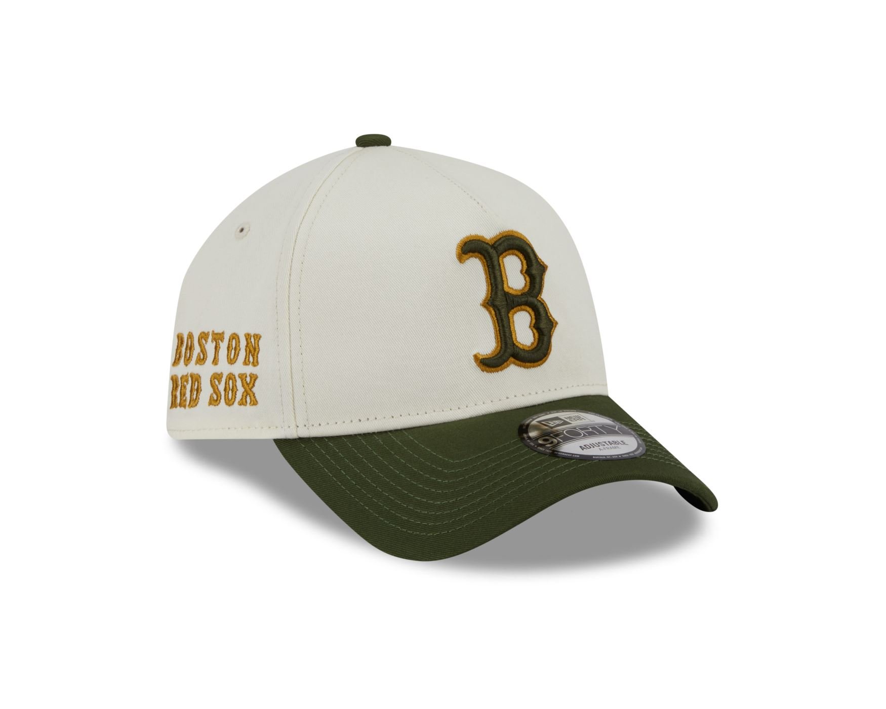 Boné New Era 9FORTY A-FRAME SNAPBACK Boston Red Sox Off White Off White 3