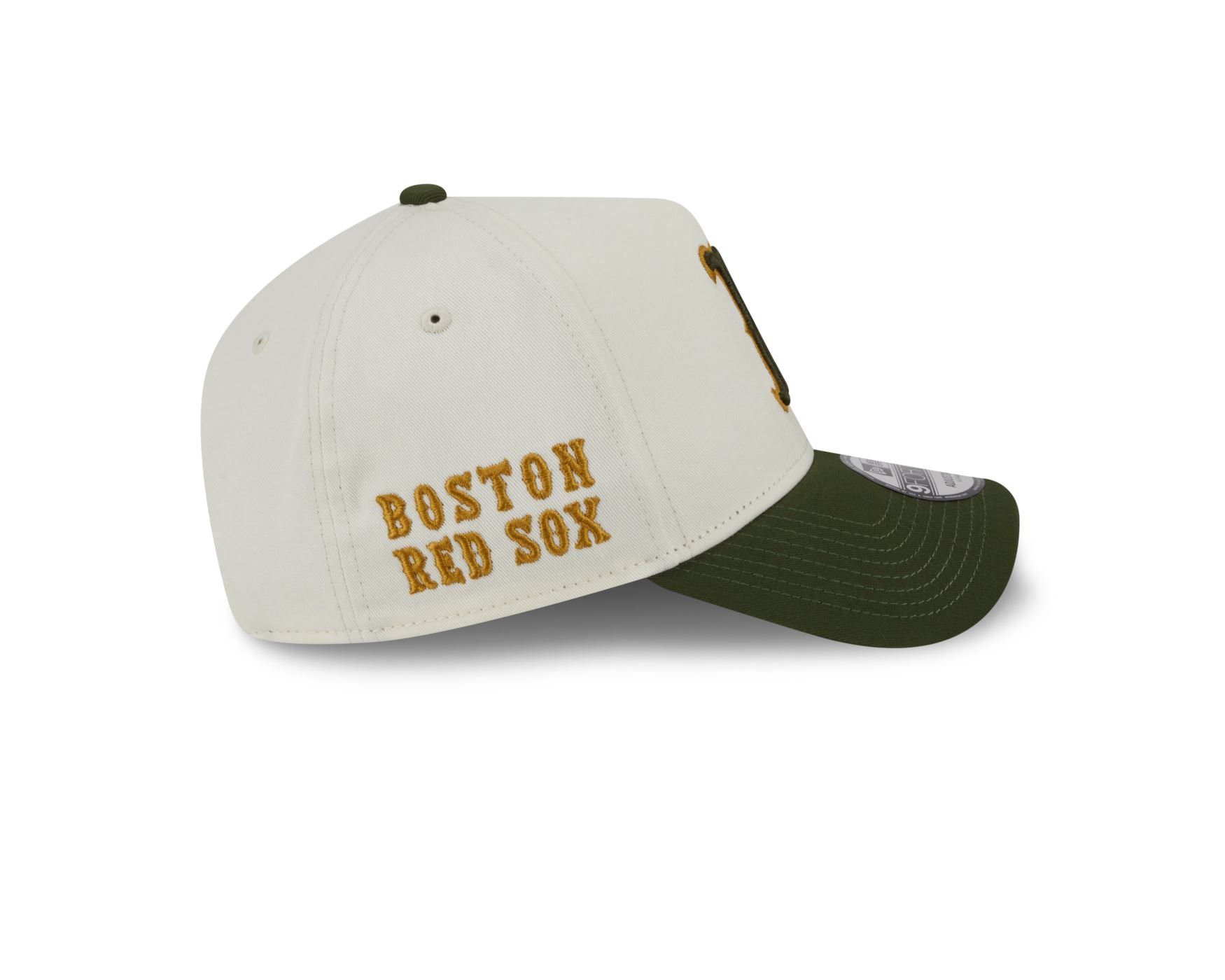 Boné New Era 9FORTY A-FRAME SNAPBACK Boston Red Sox Off White Off White 6