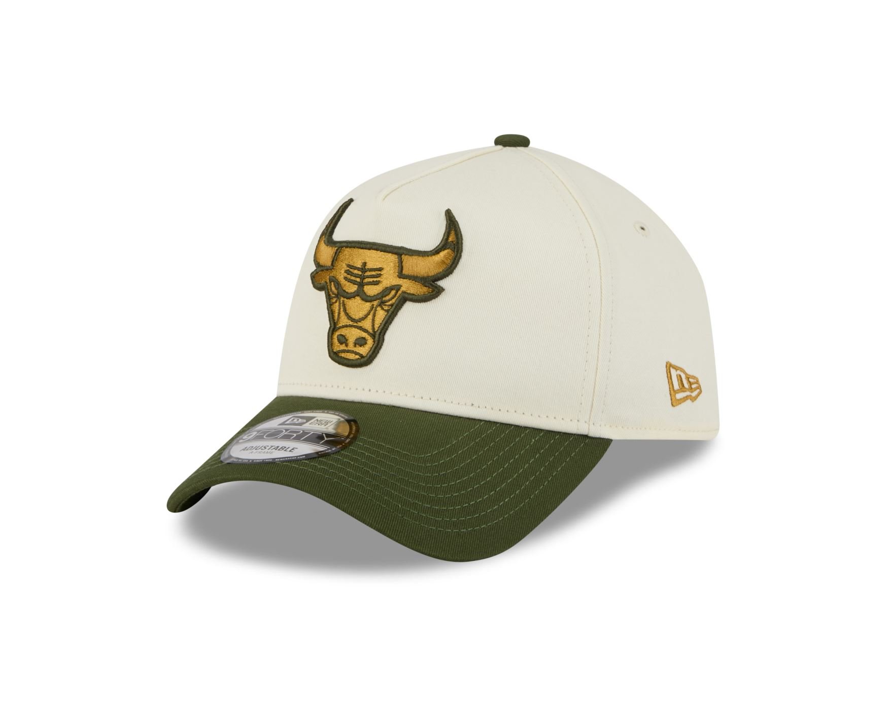 Boné New Era 9FORTY A-FRAME SNAPBACK Chicago Bulls  Off White