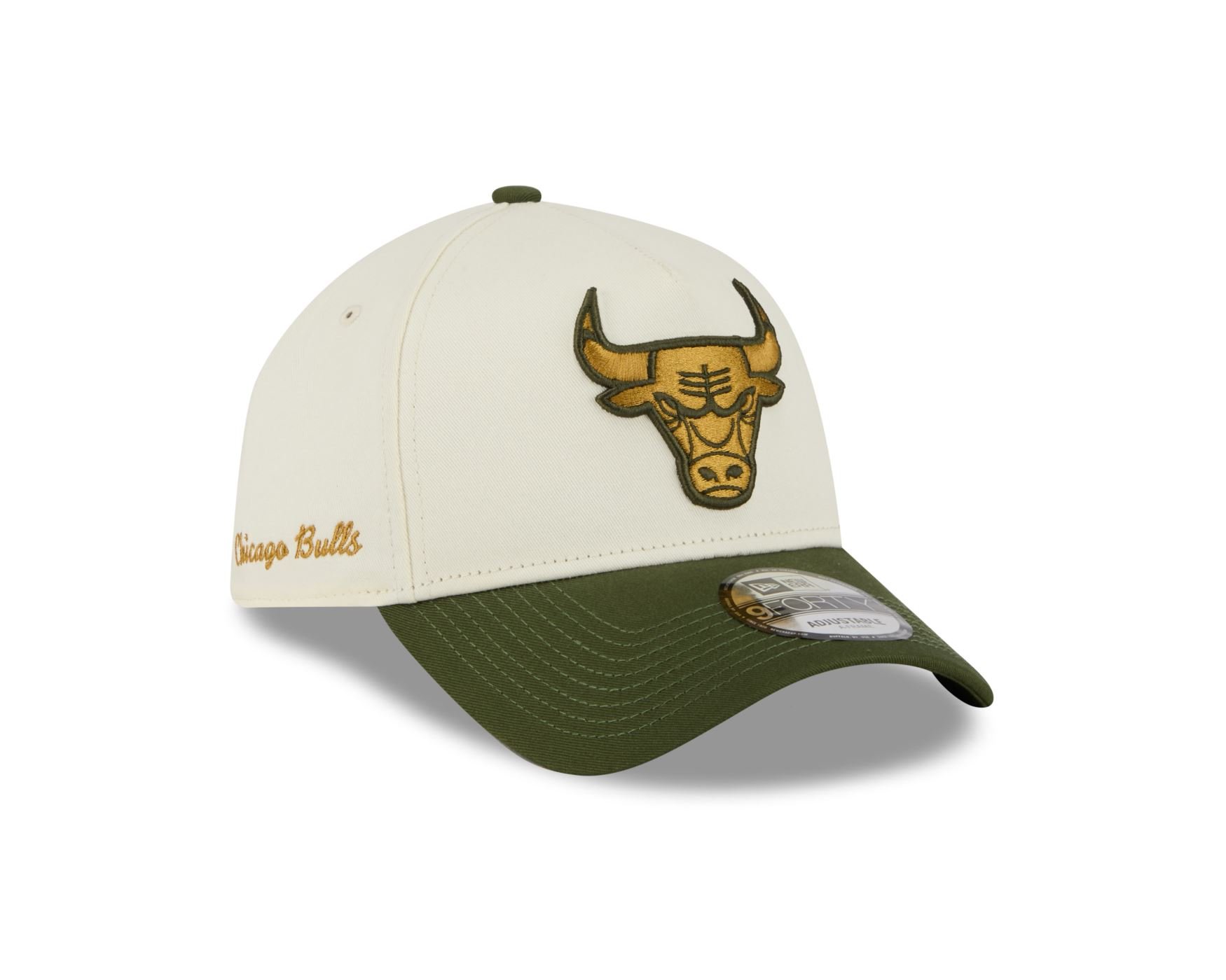 Boné New Era 9FORTY A-FRAME SNAPBACK Chicago Bulls  Off White Off White 3