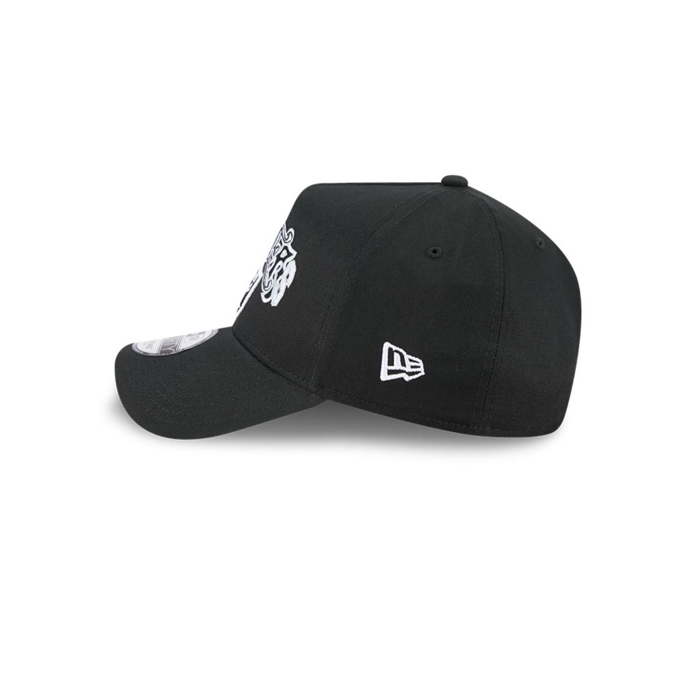 Bone New Era 9FORTY A-FRAME SNAPBACK Las Vegas Raiders  Preto Preto 4