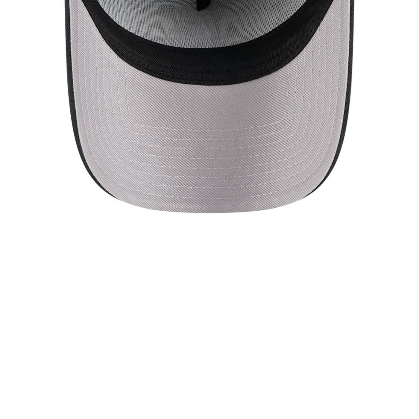 Bone New Era 9FORTY A-FRAME SNAPBACK Las Vegas Raiders  Preto Preto 6
