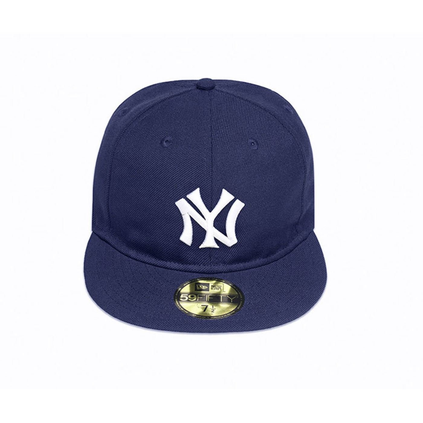 Bone New Era 59FIFTY New York Yankees Azul Azul 2