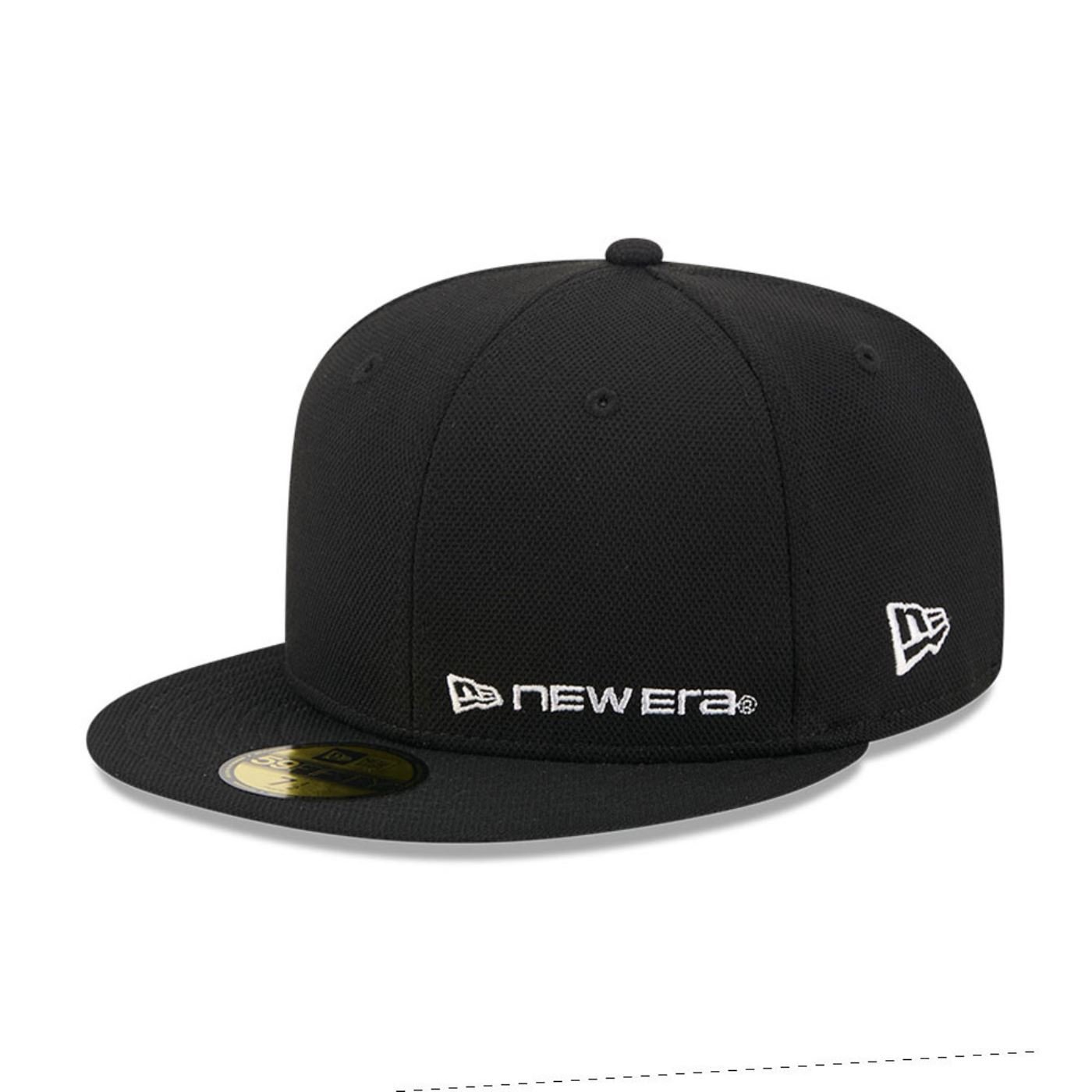 Bone New Era 59FIFTY New Era Branded   Preto