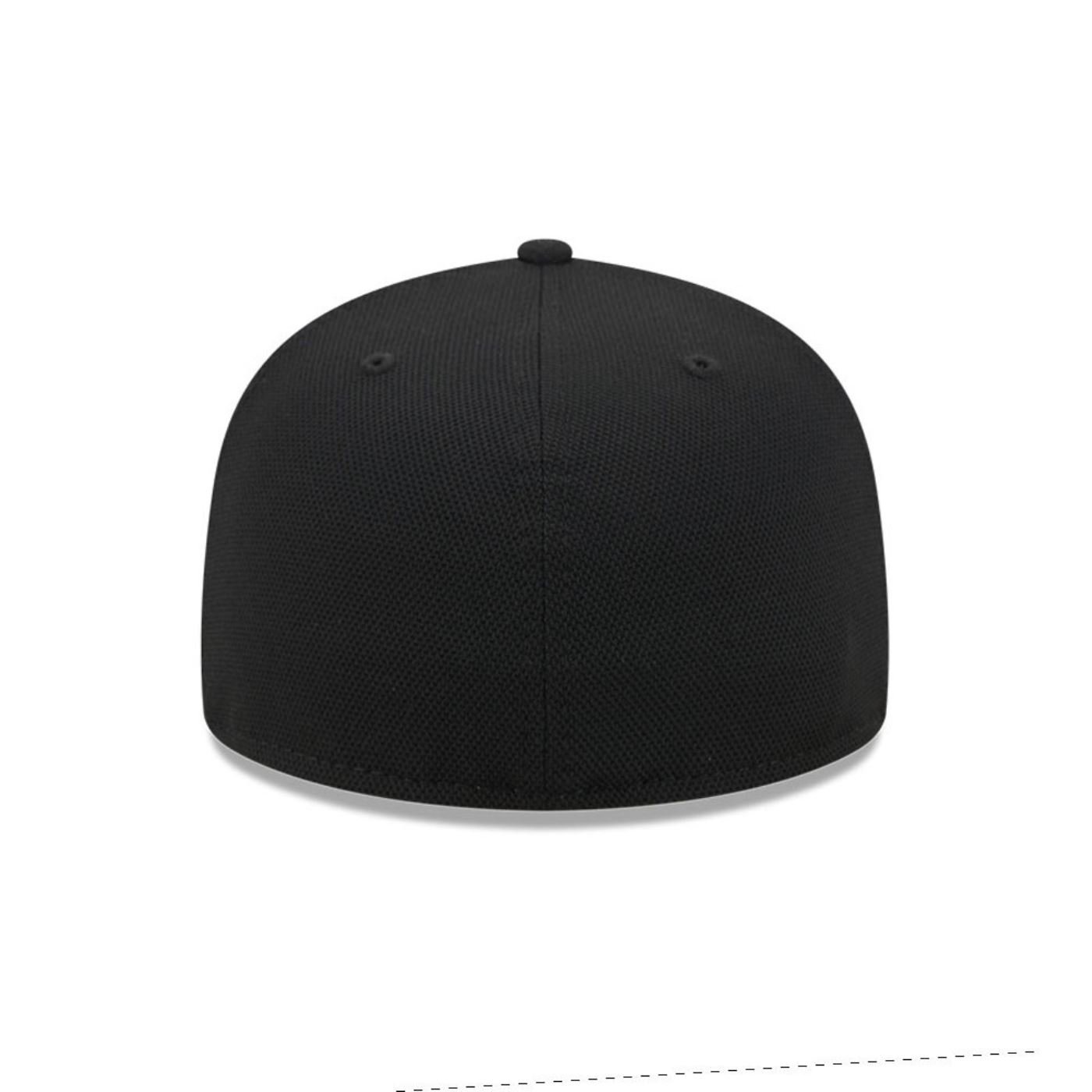 Bone New Era 59FIFTY New Era Branded   Preto Preto 4